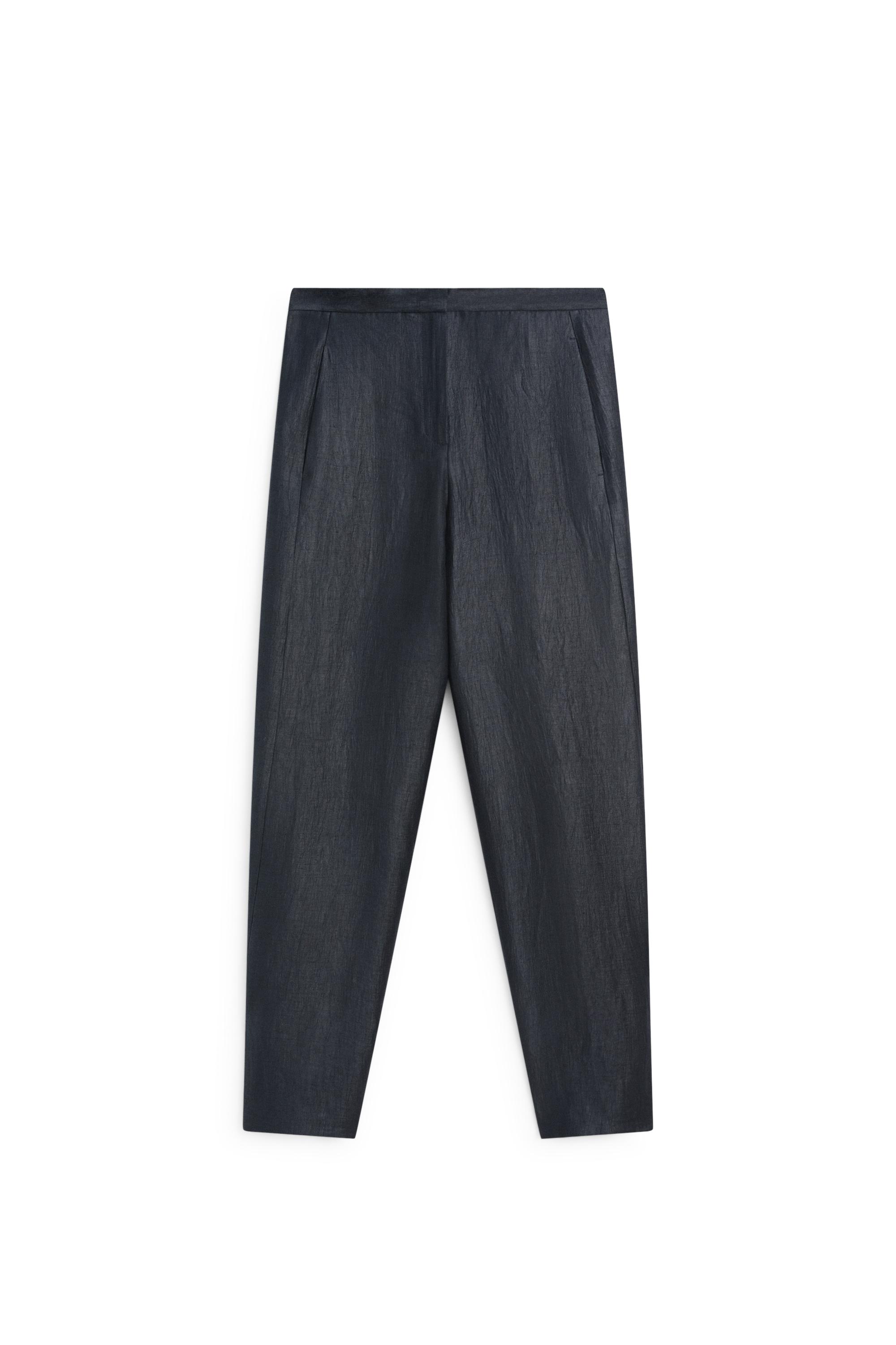 Trousers with gathered hems — Dark Blue