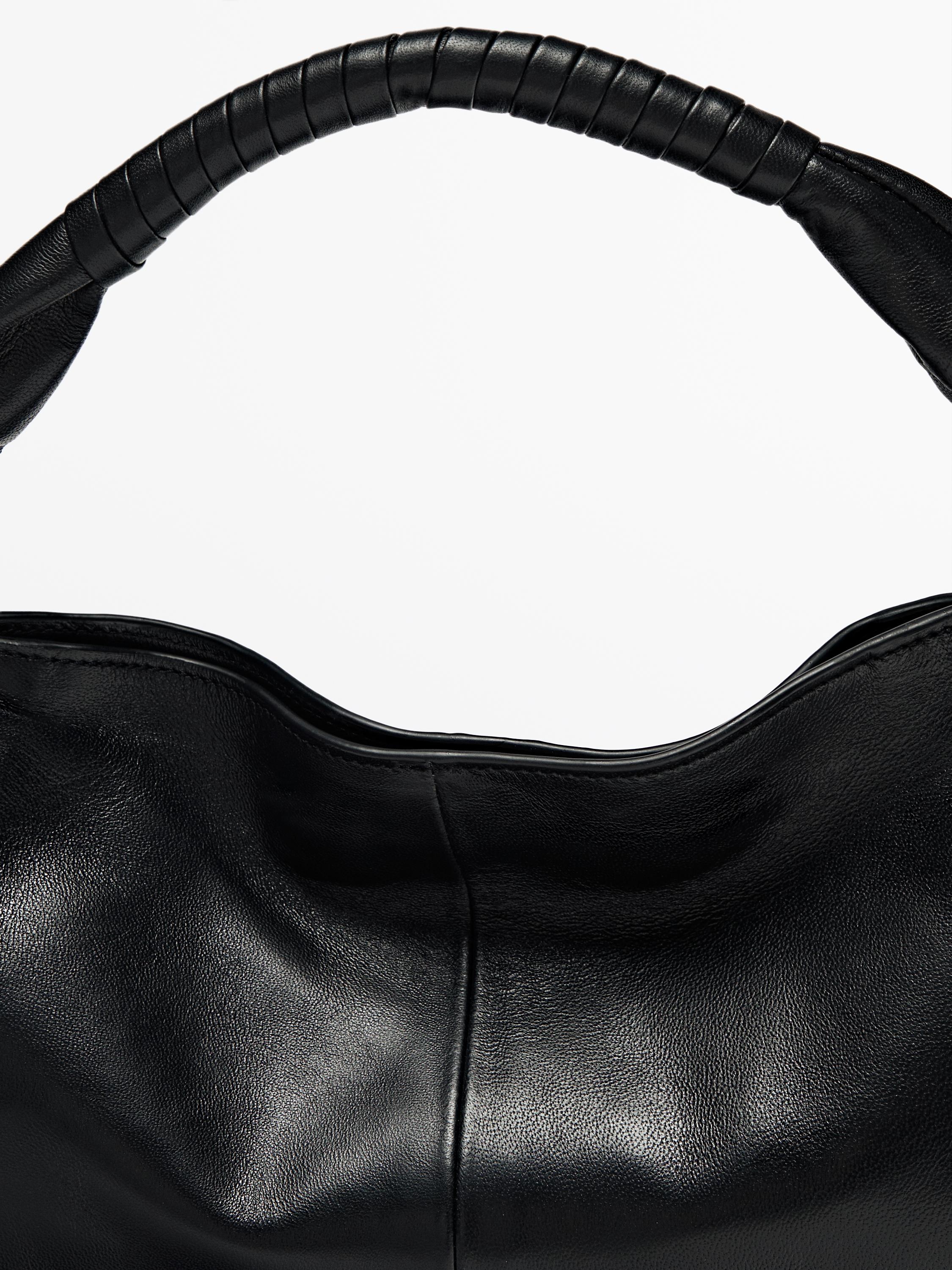 Nappa leather handbag