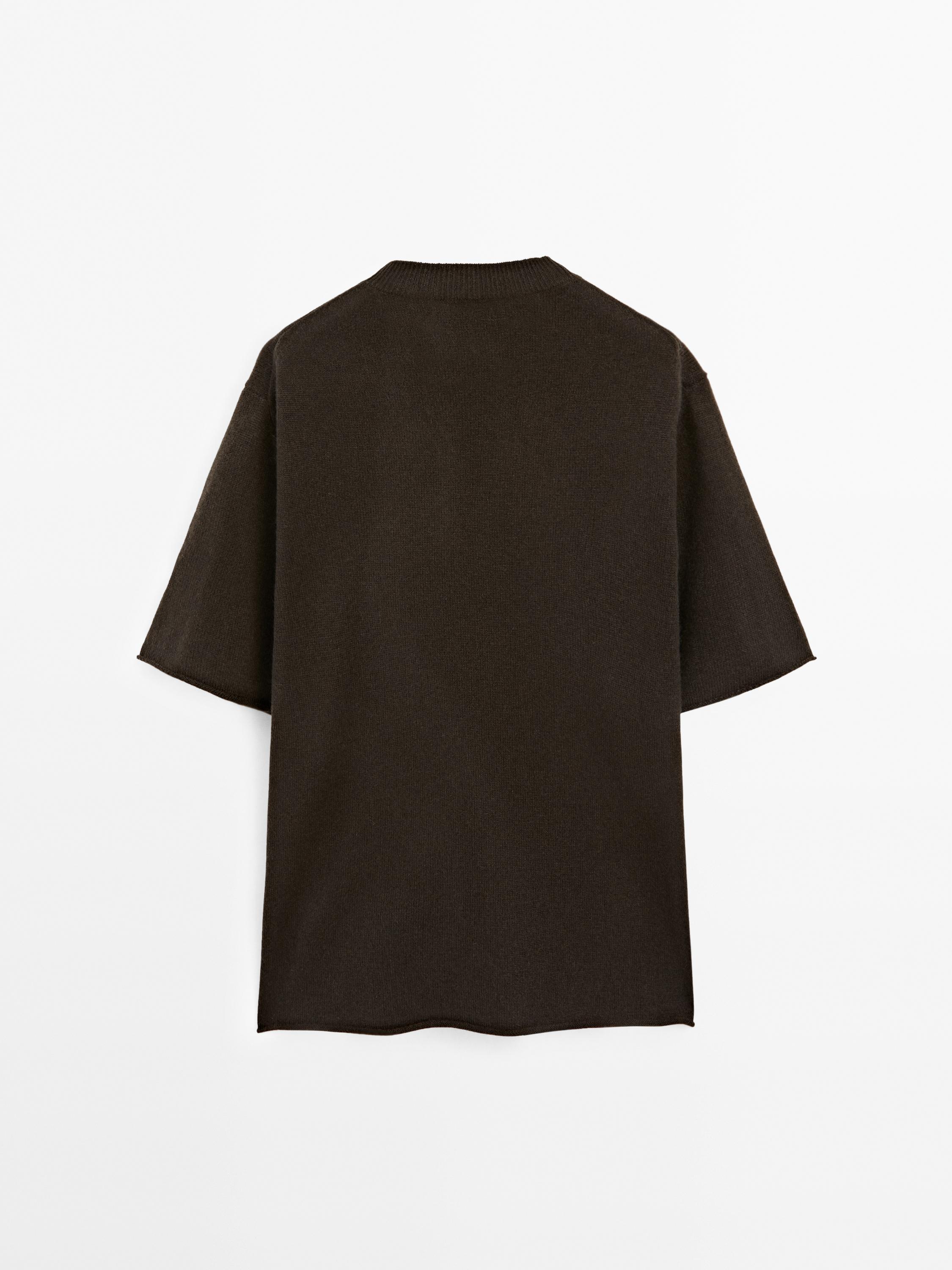 100% cashmere oversize knit sweater