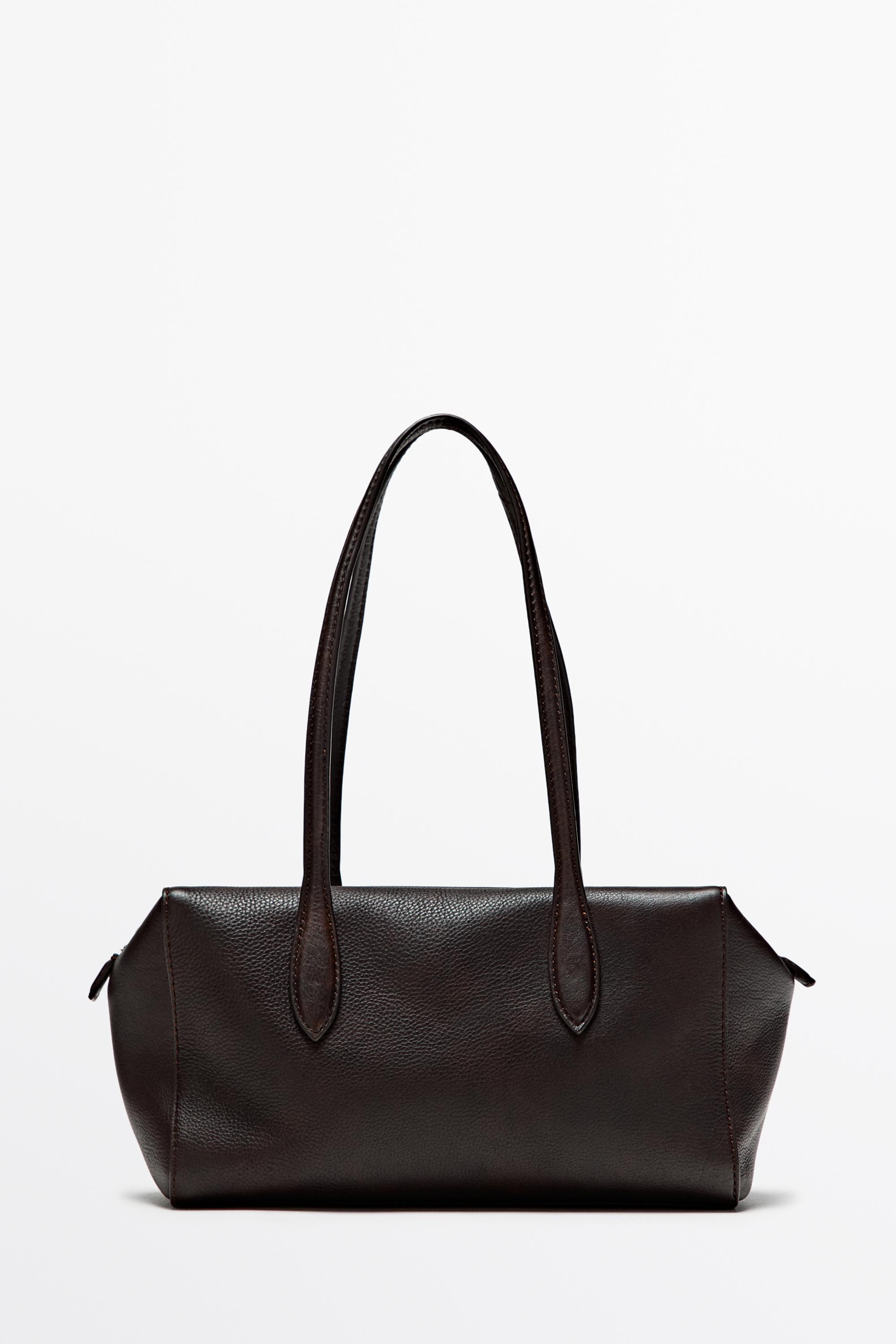 Nappa leather mini satchel