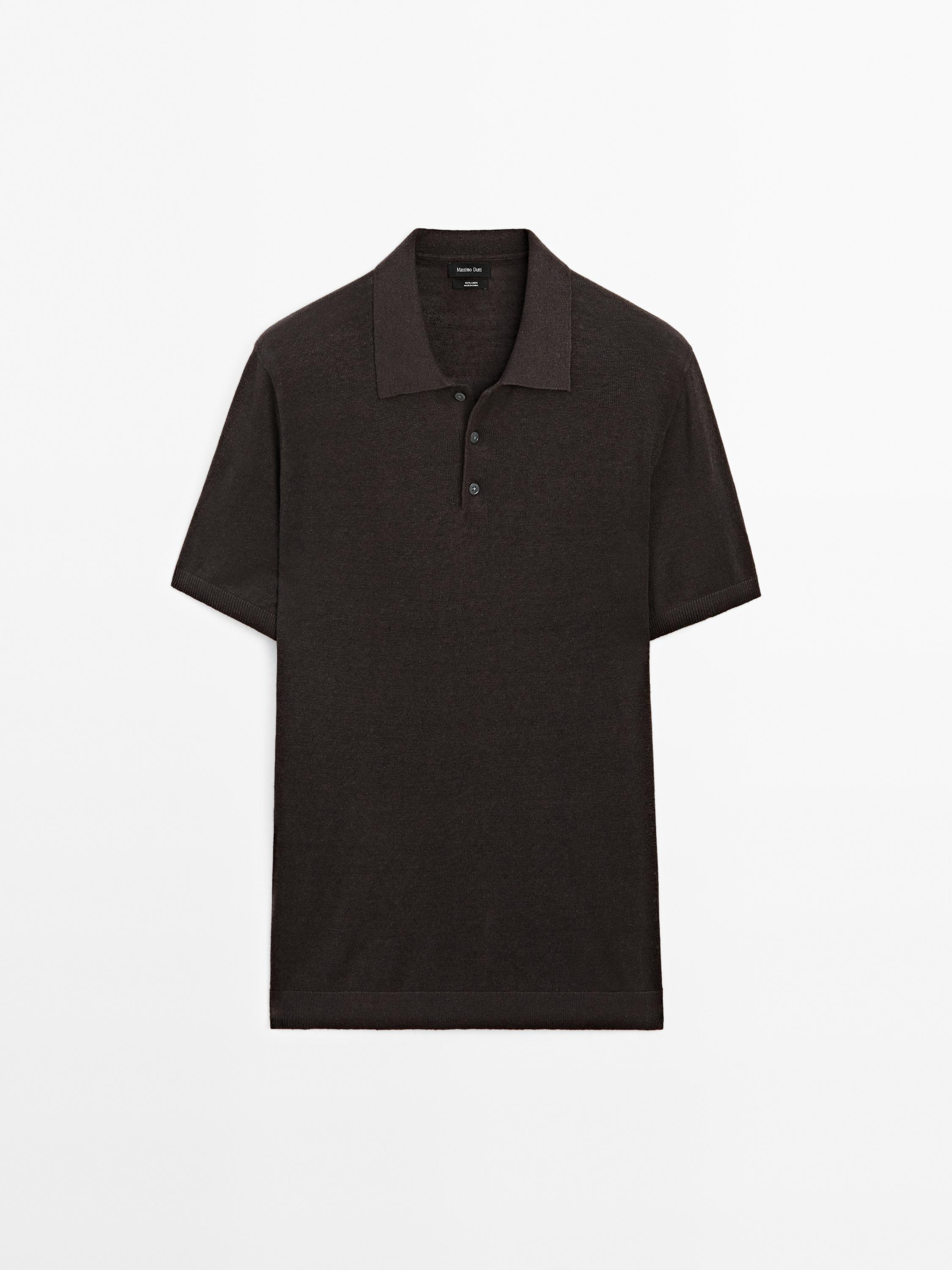 Polo jumper 100% linen