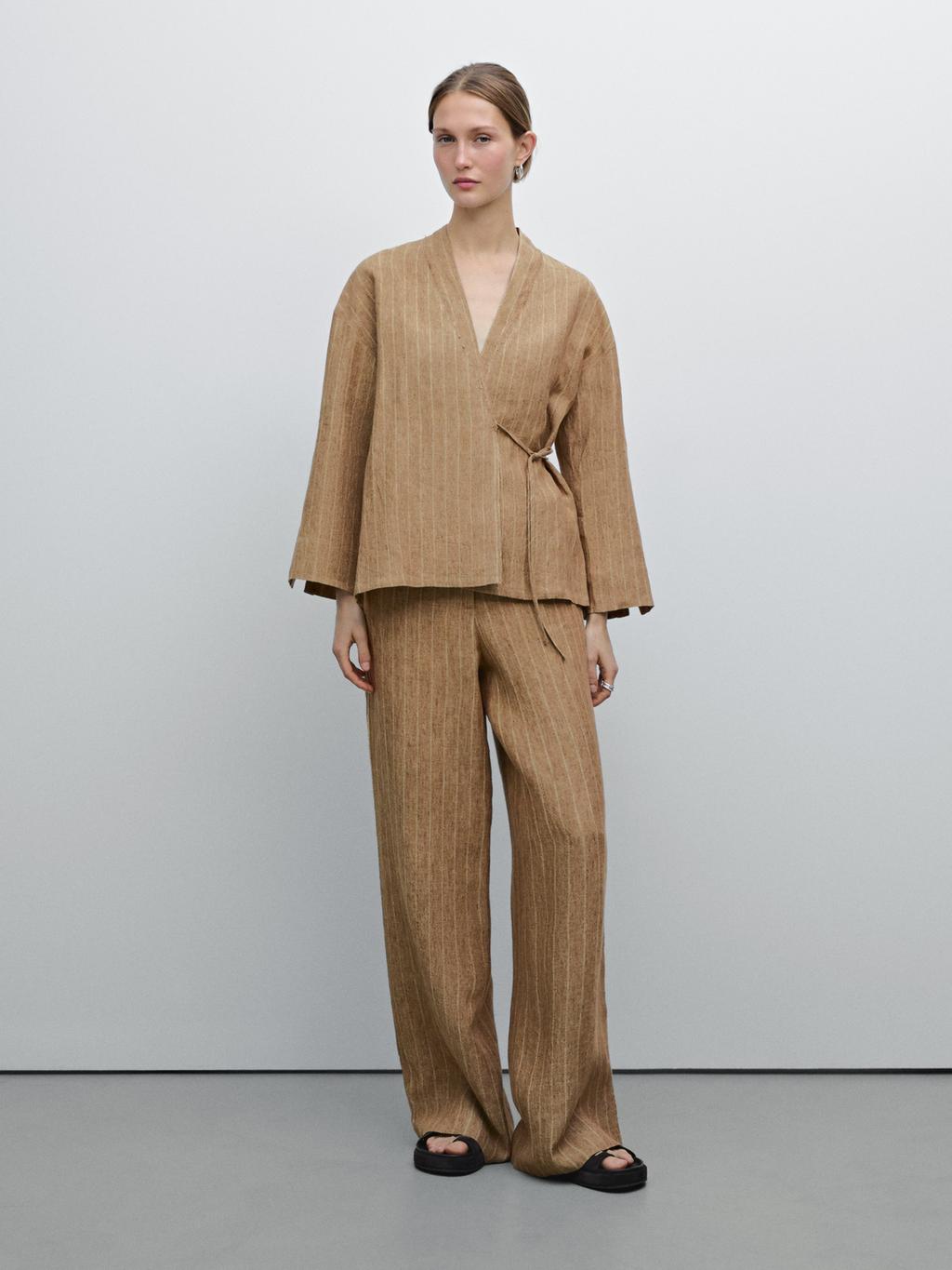 Massimo Dutti Striped Knit Top