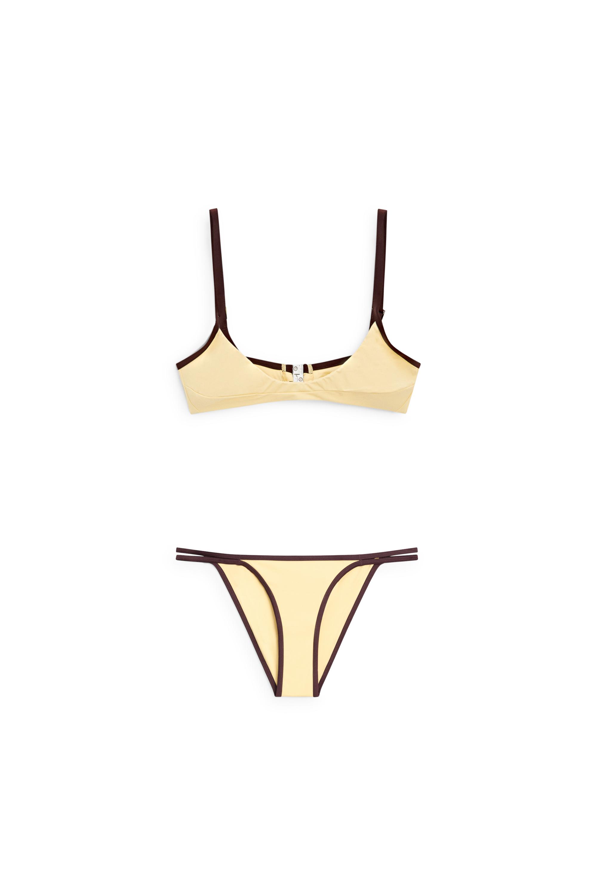 Contrast bikini top — Vanilla
