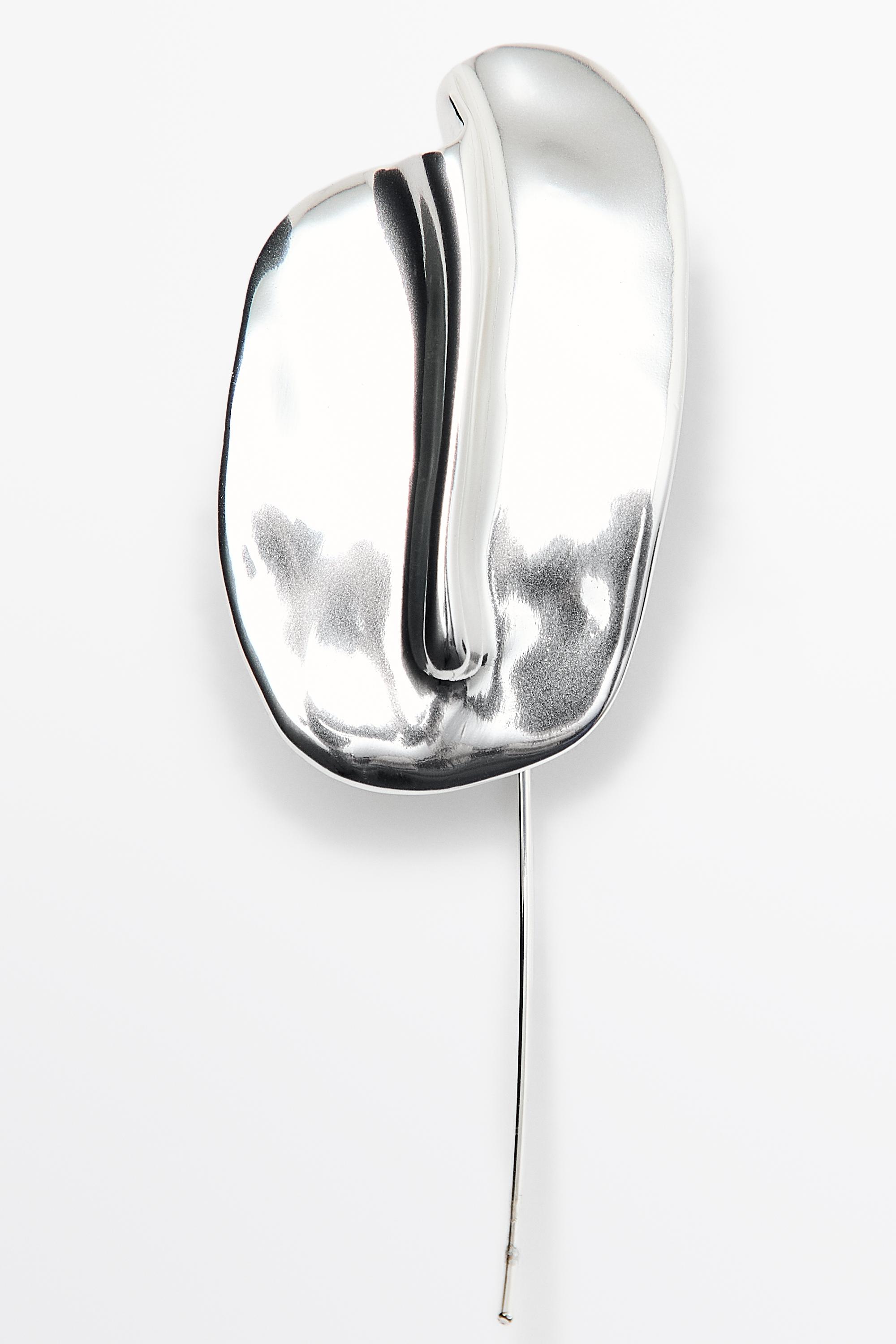 Dumpling earrings — SILVER
