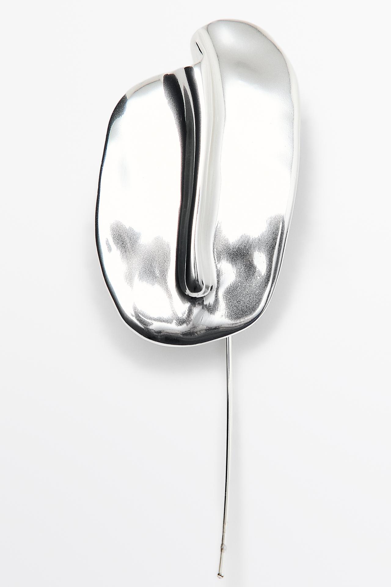 Dumpling earrings — SILVER