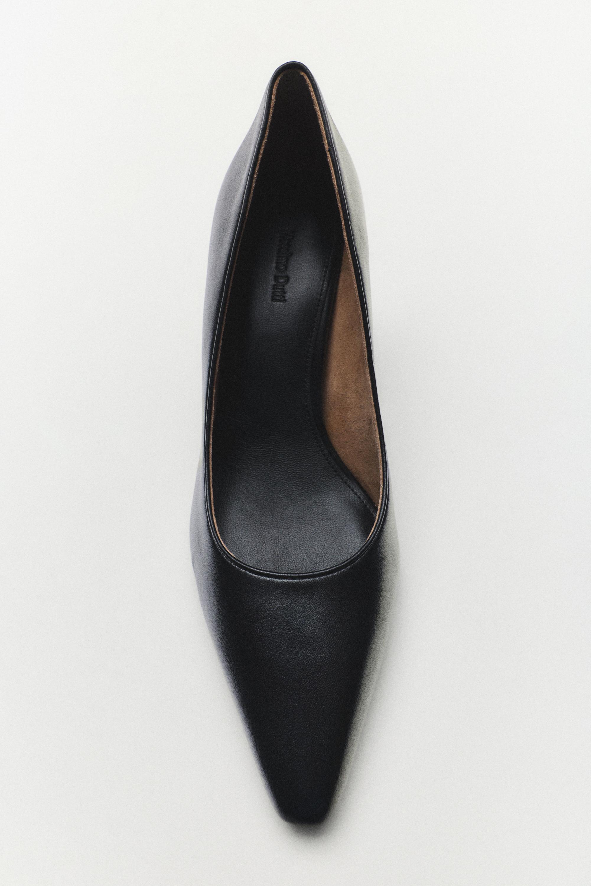 Massimo Dutti アンクルストラップ パンプス ブラック Women's Elegant Heels & Pumps - Massimo Dutti - US