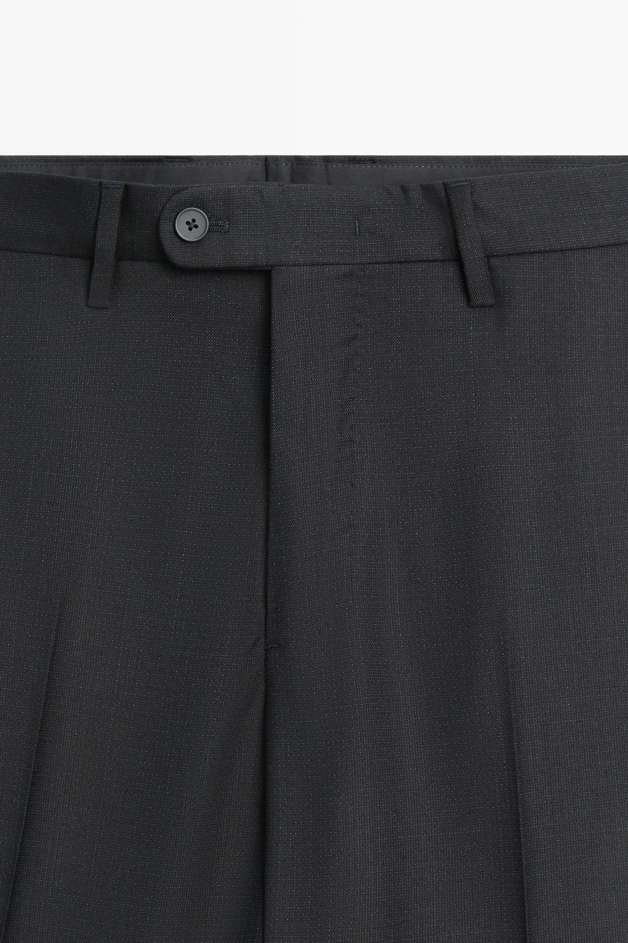 100% wool suit pants — NAVY BLUE