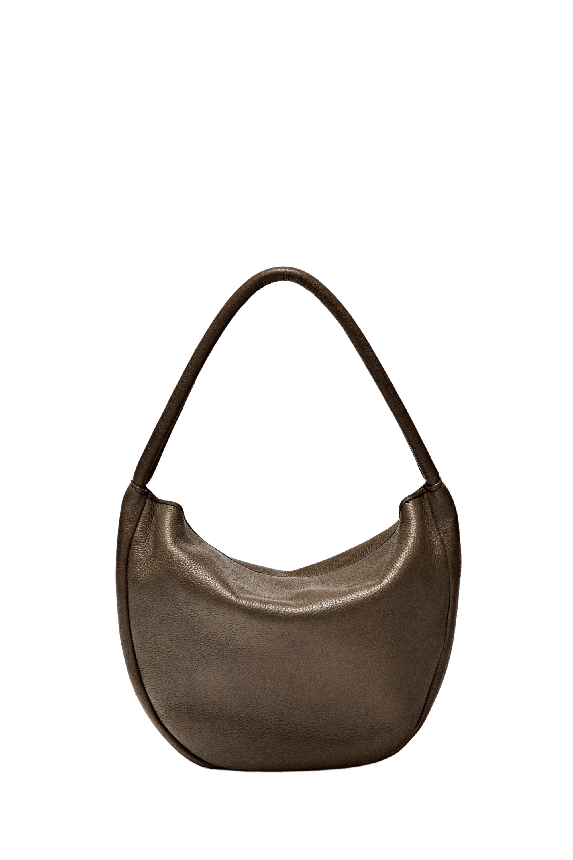 Nappa leather mini slouch bag