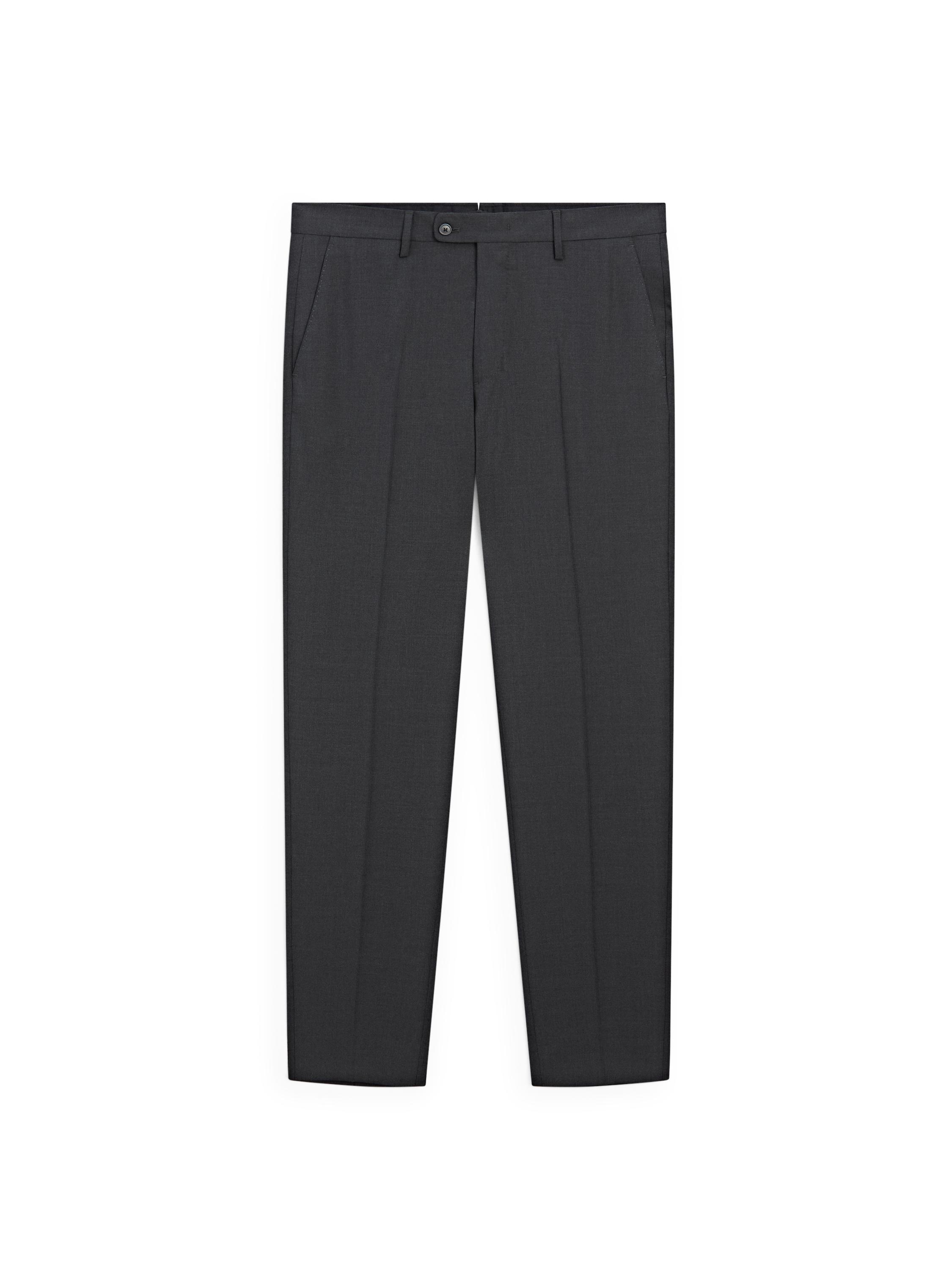 Cold wool suit trousers — CHARCOAL