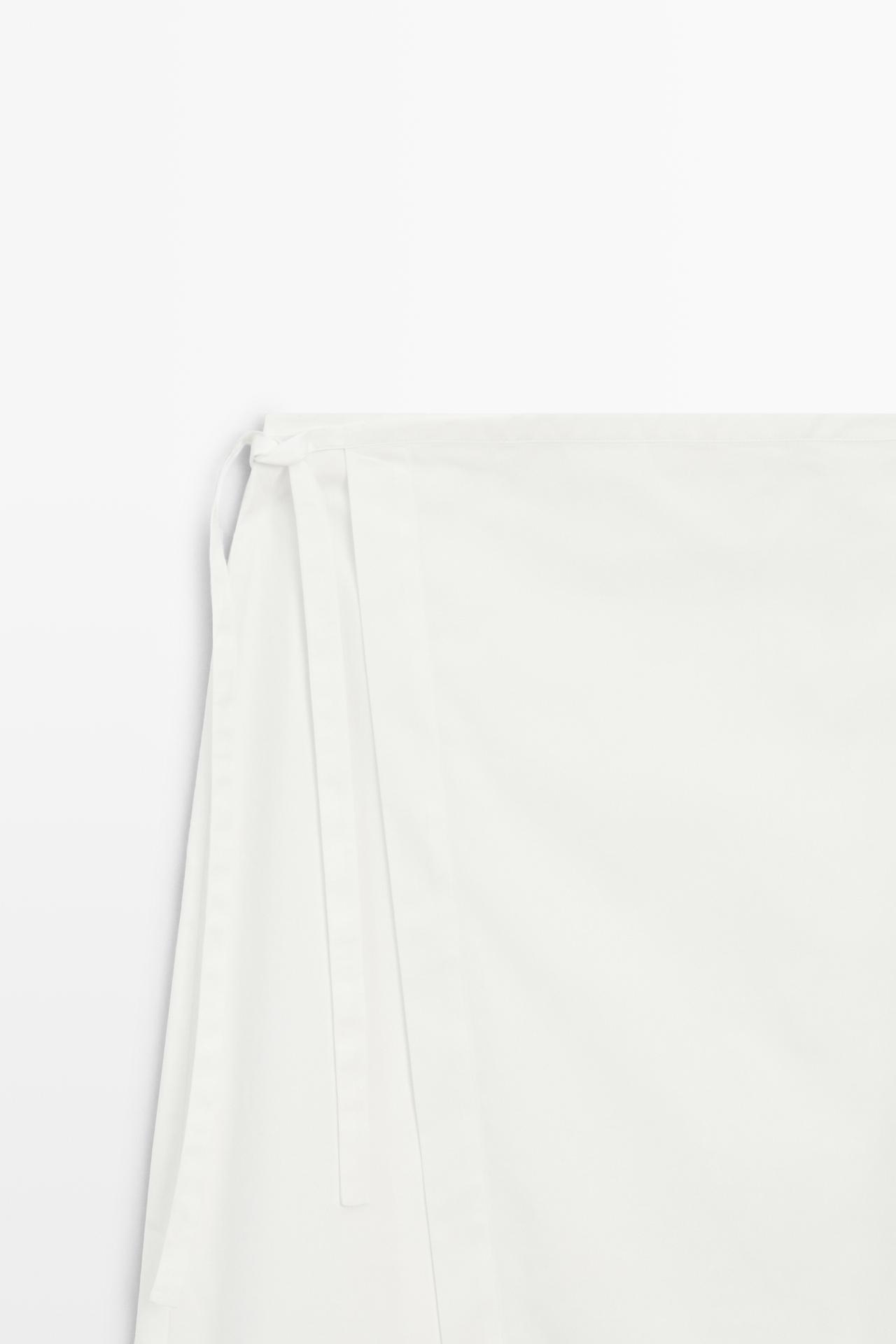 Wrap midi skirt - STUDIO — CREAM