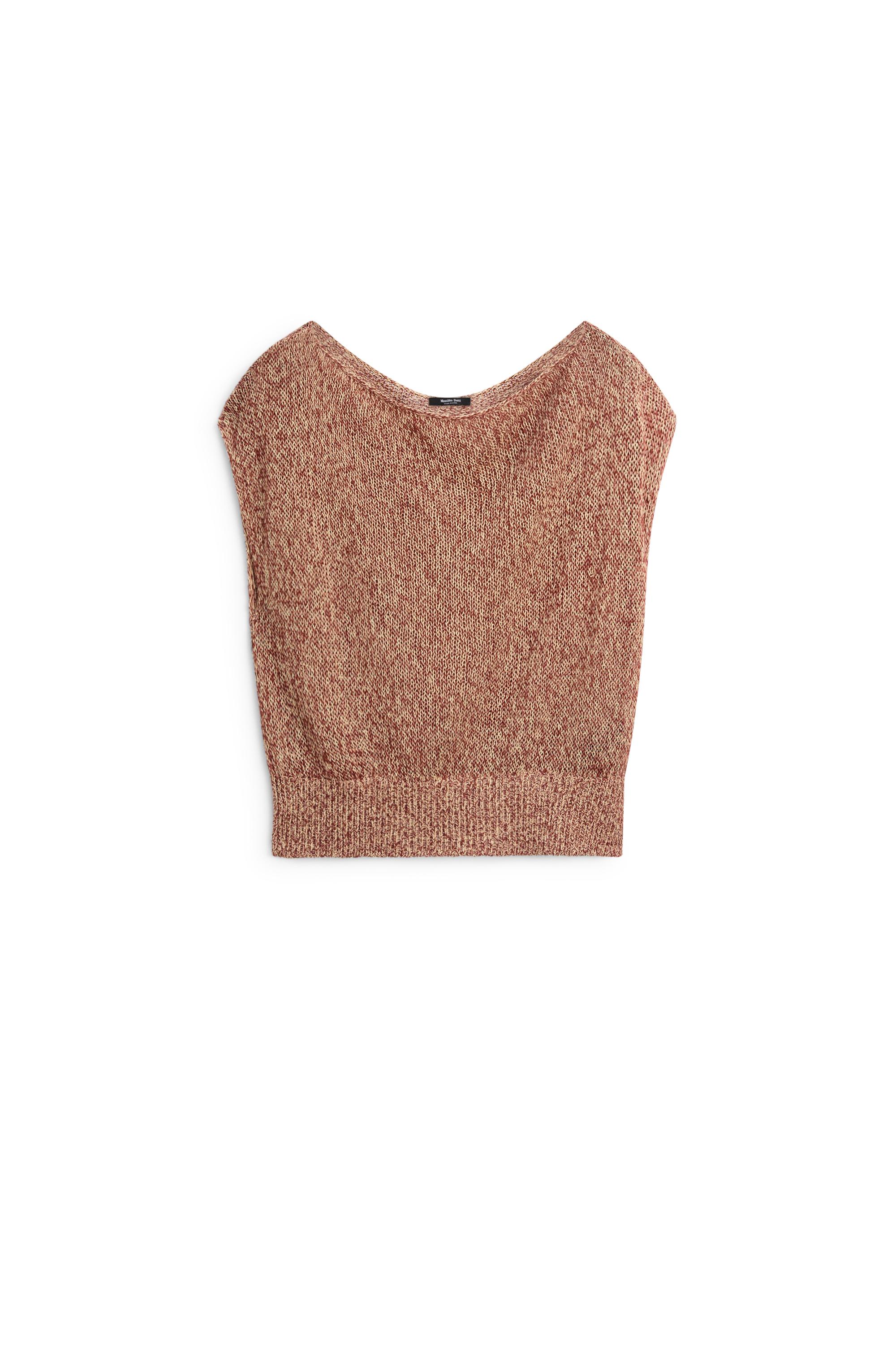 Pamuklu triko düğüm detaylı top