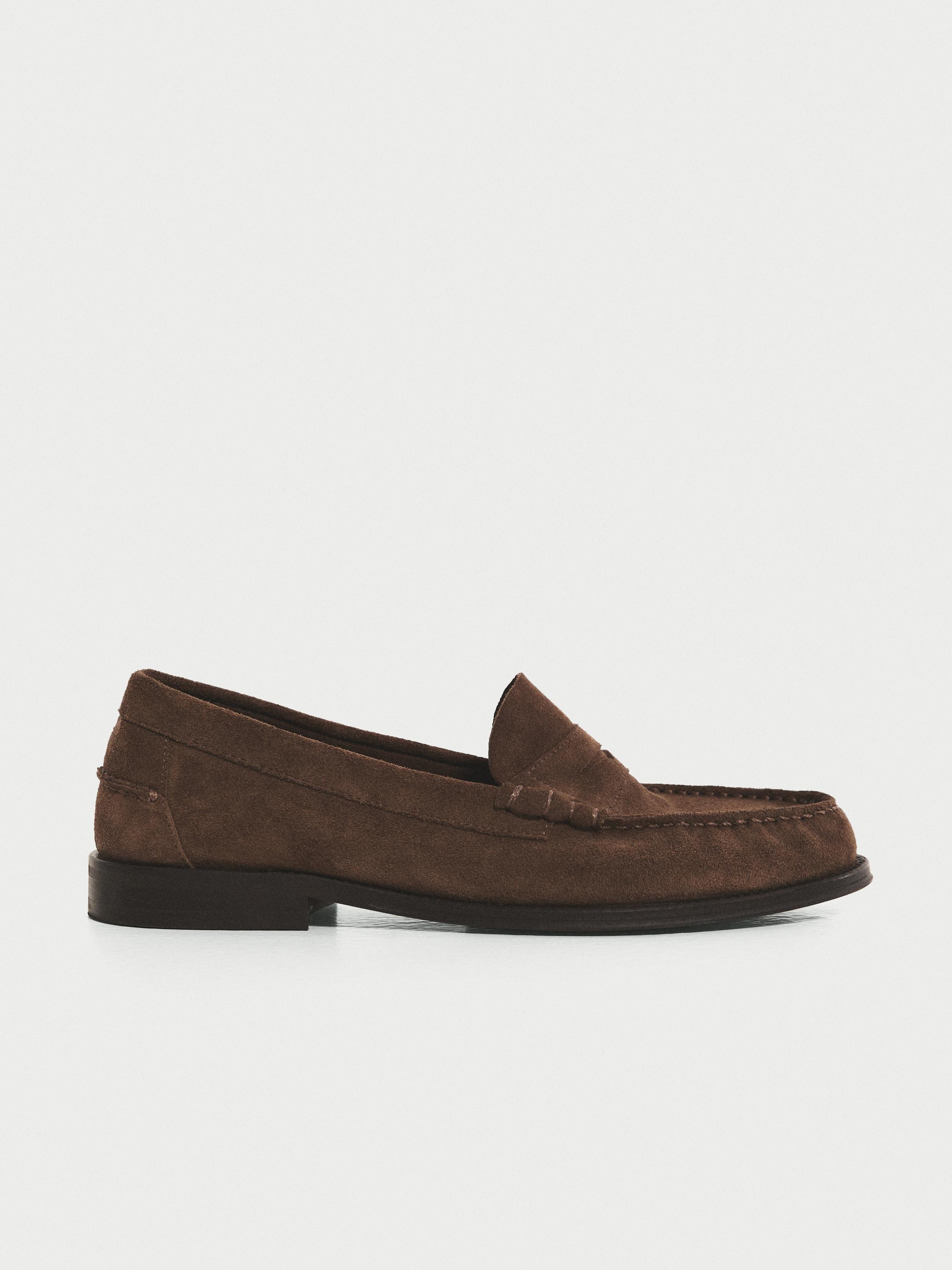 Mocasín antifaz serraje