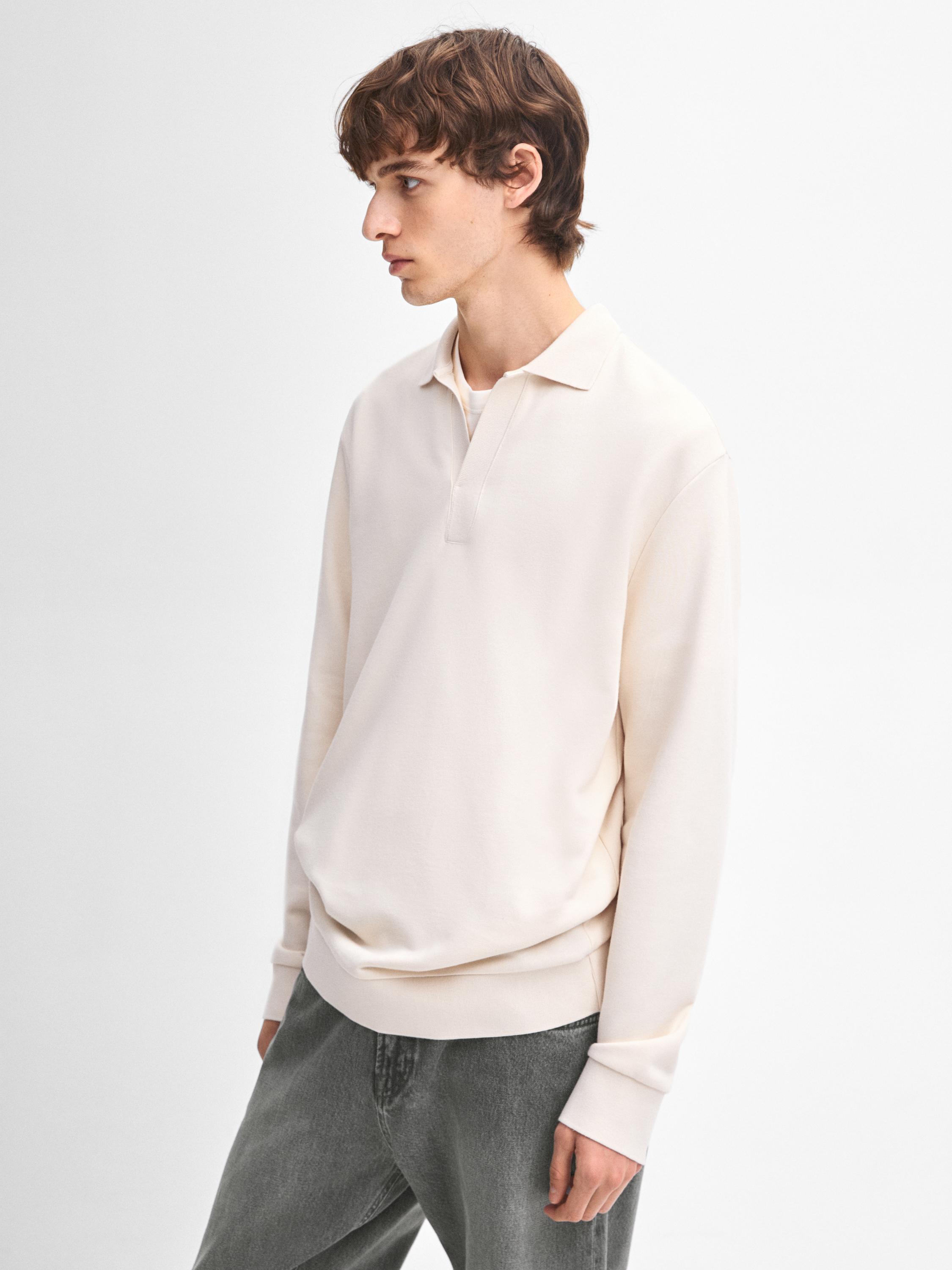 Polo manga larga massimo dutti online