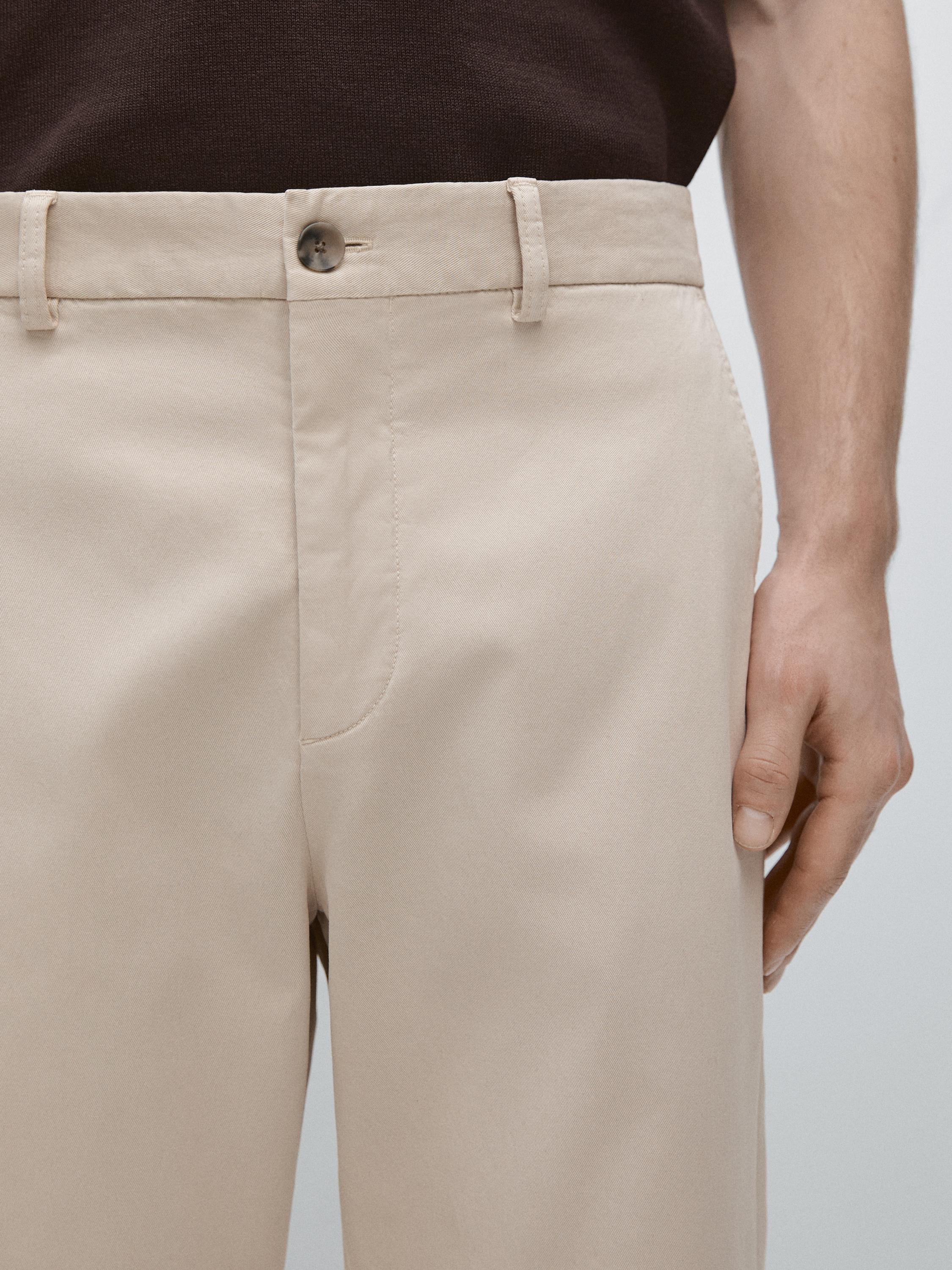 Jogger fit trousers — BEIGE