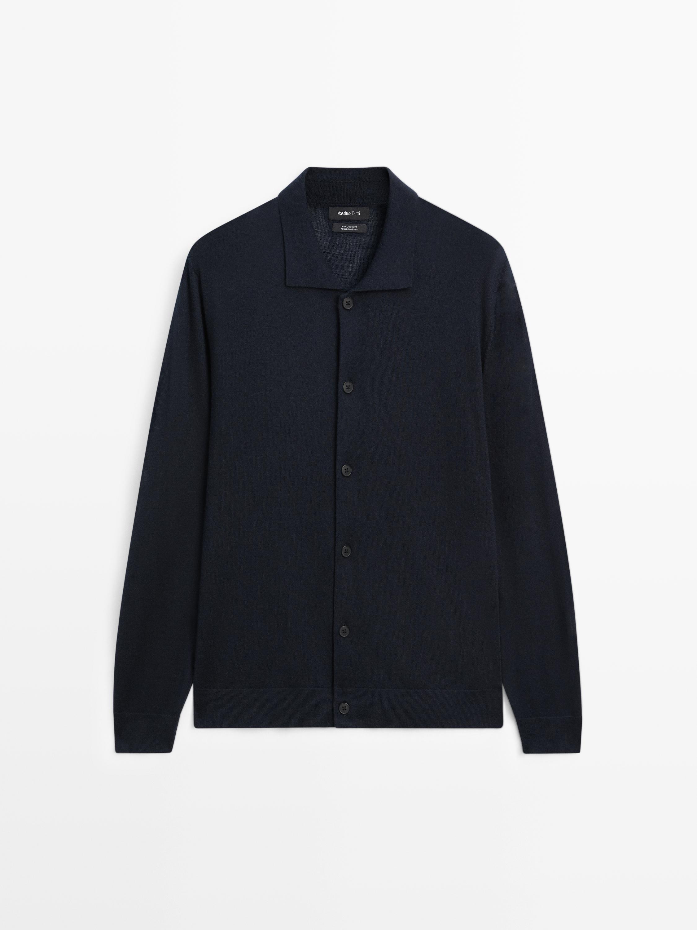 100% cashmere knit cardigan