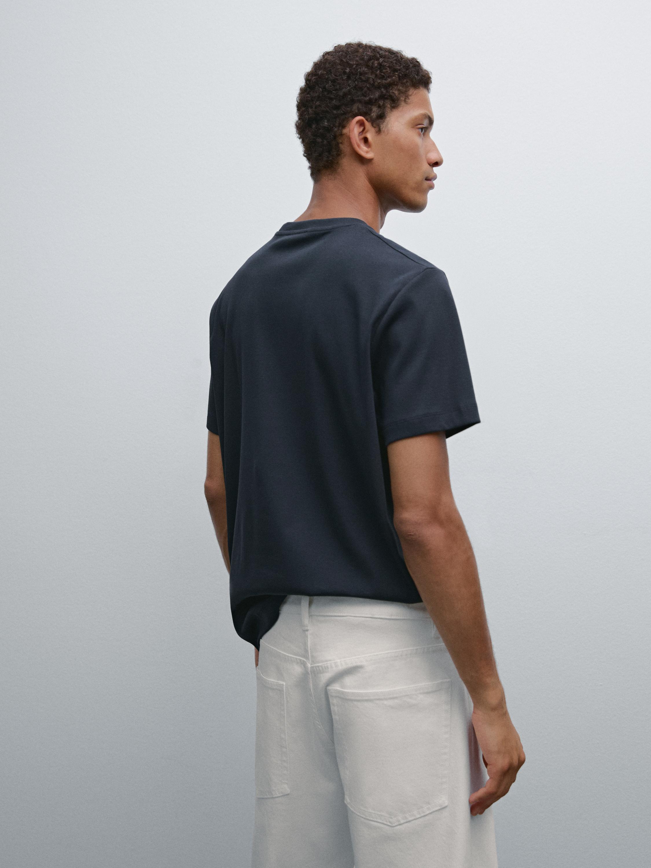 100% mercerised cotton T-shirt