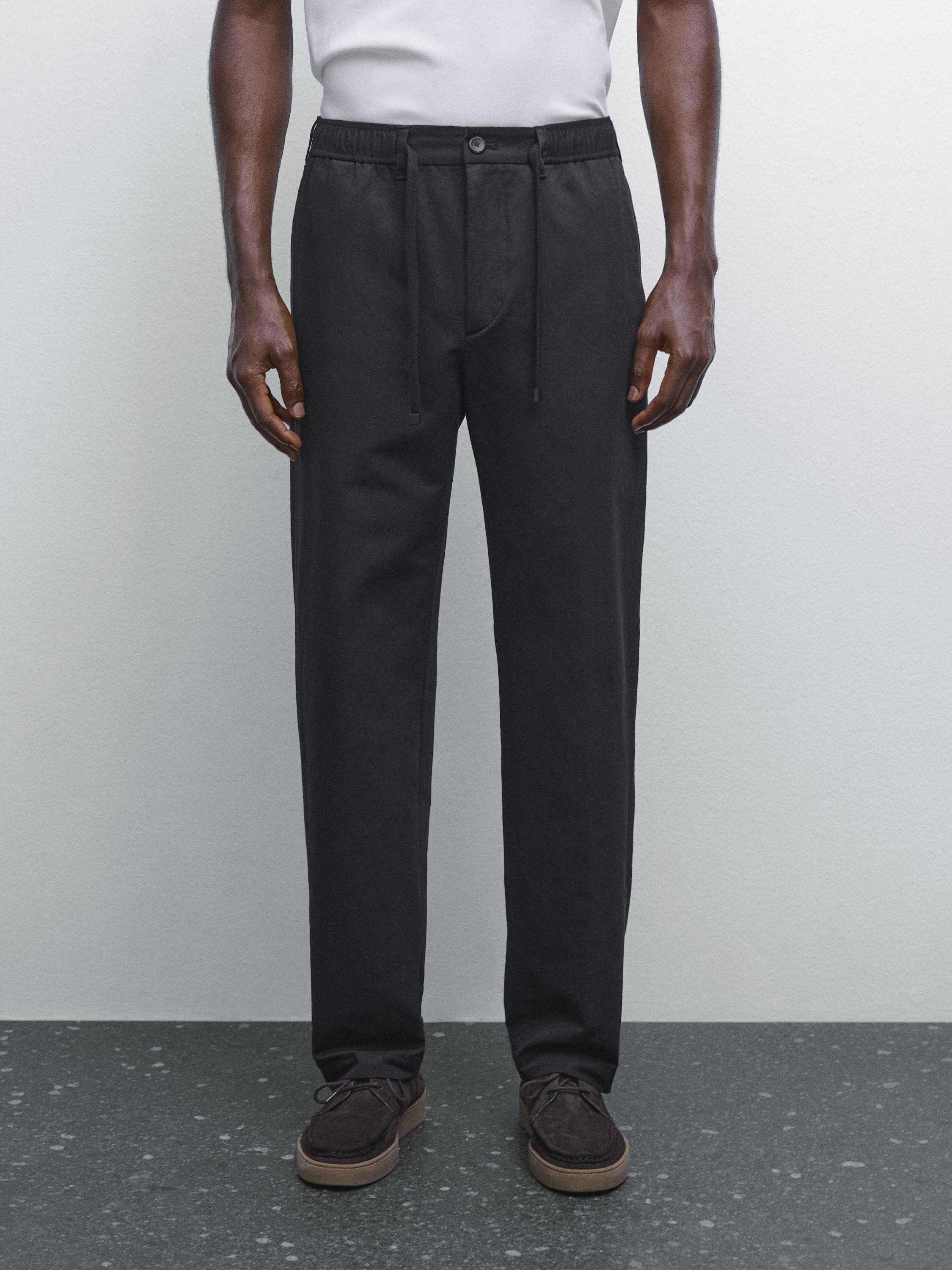 Cotton blend joggers