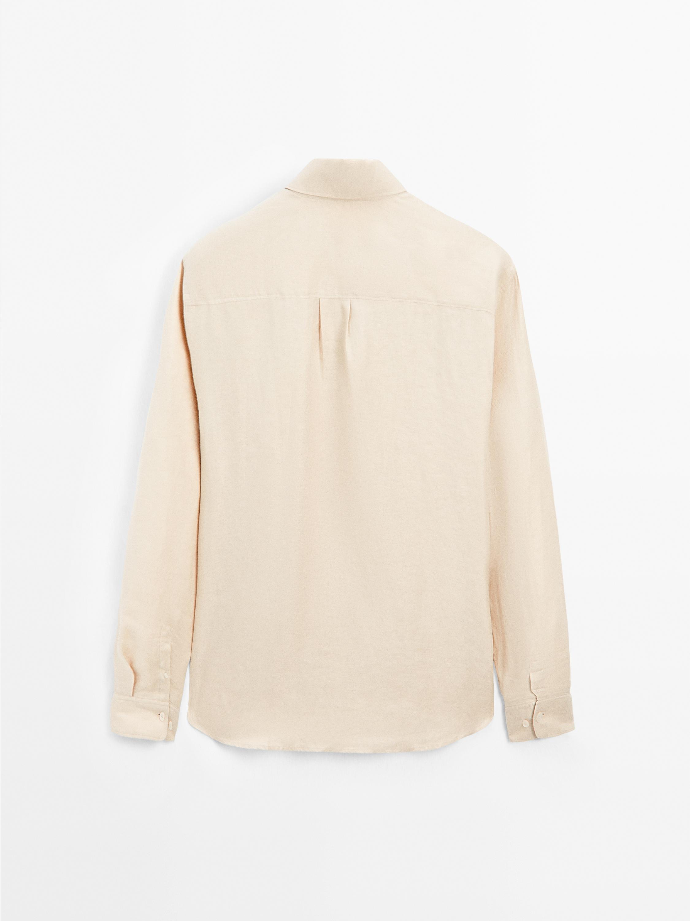 Camisa regular fit leve em twill