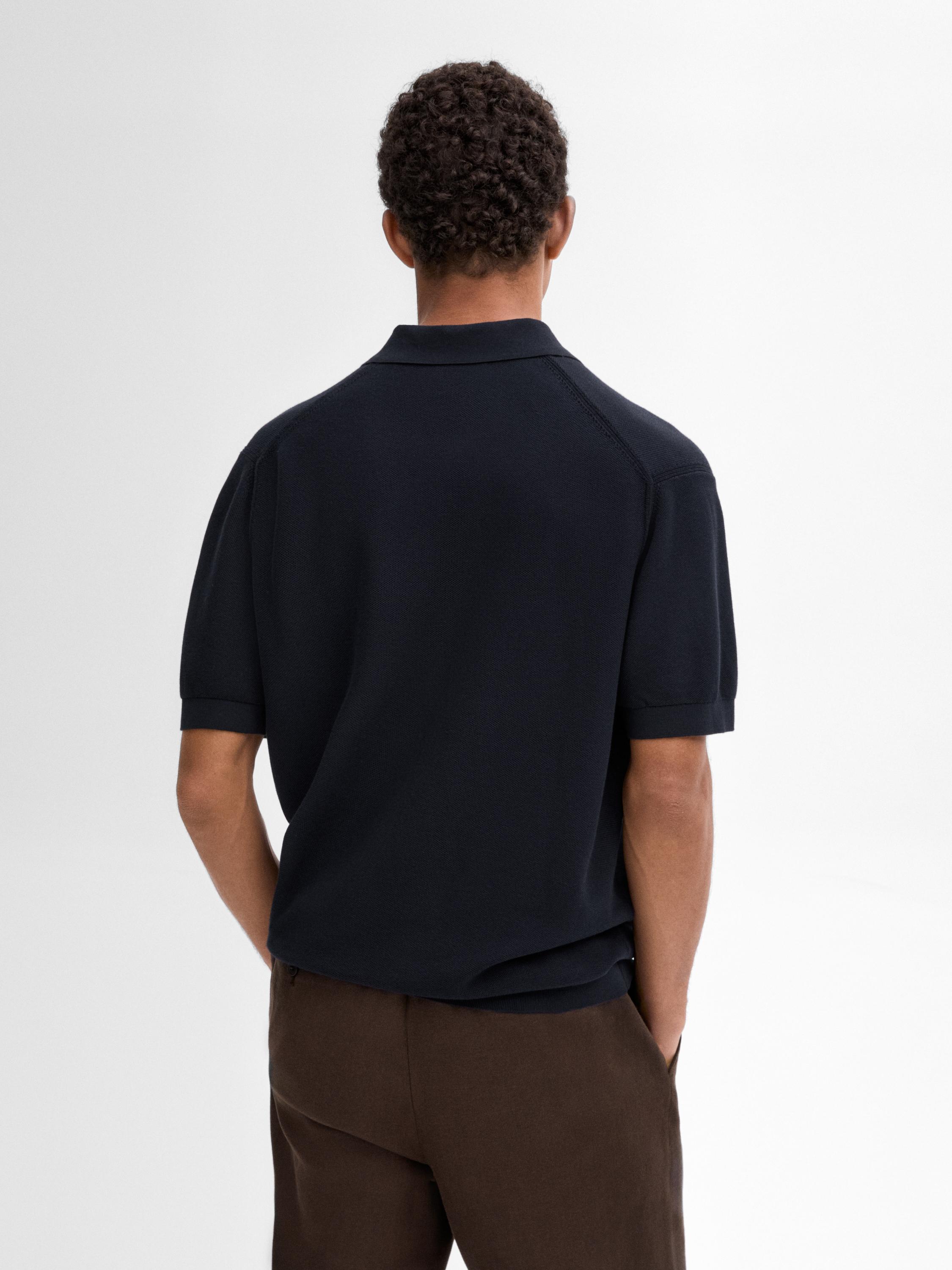 Polo en maille 100 % coton