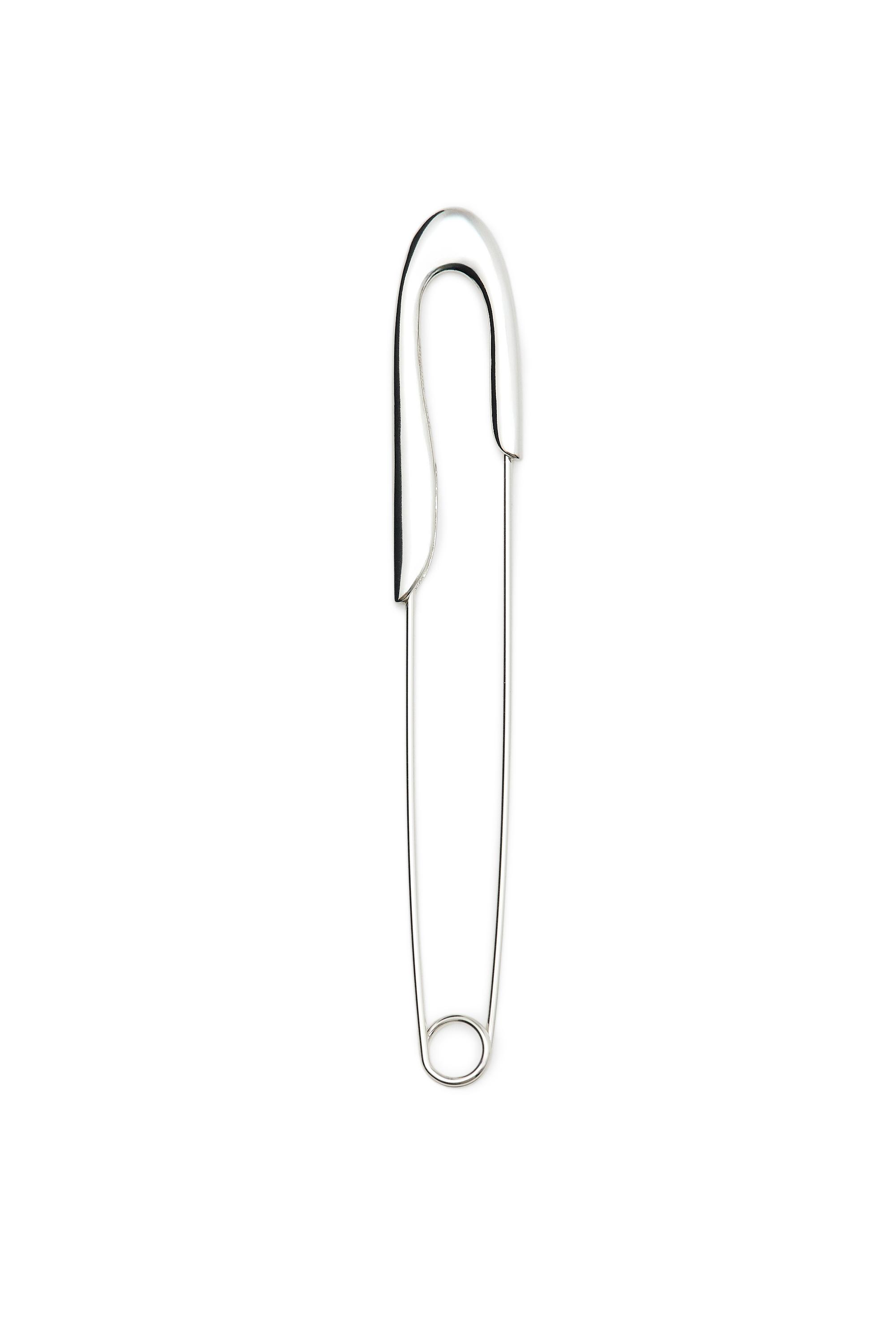 Safety pin brooch - LIMITED EDITION · Silver · Jewelry | Massimo Dutti