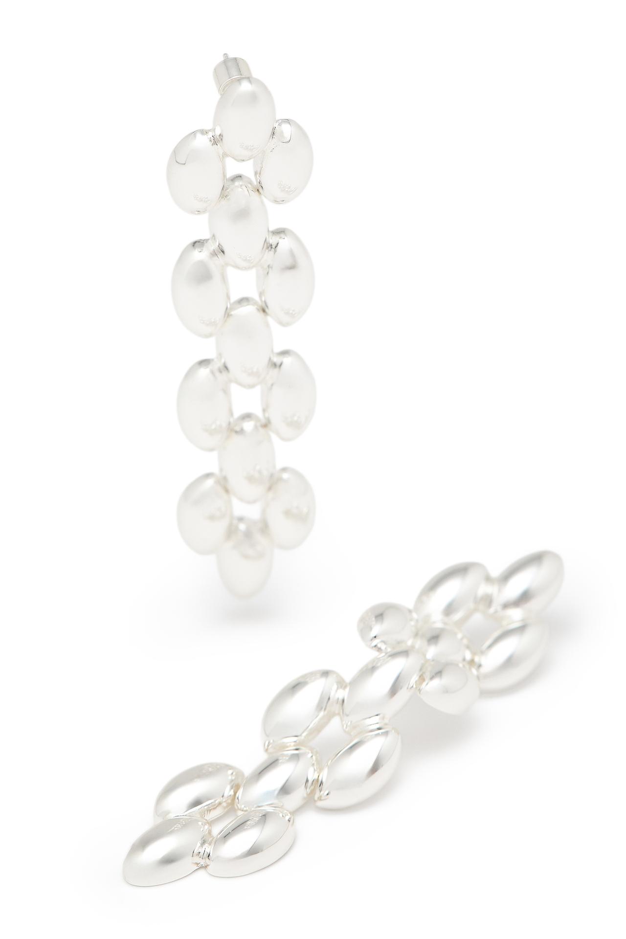 Oval link dangle earrings - LIMITED EDITION — SILVER