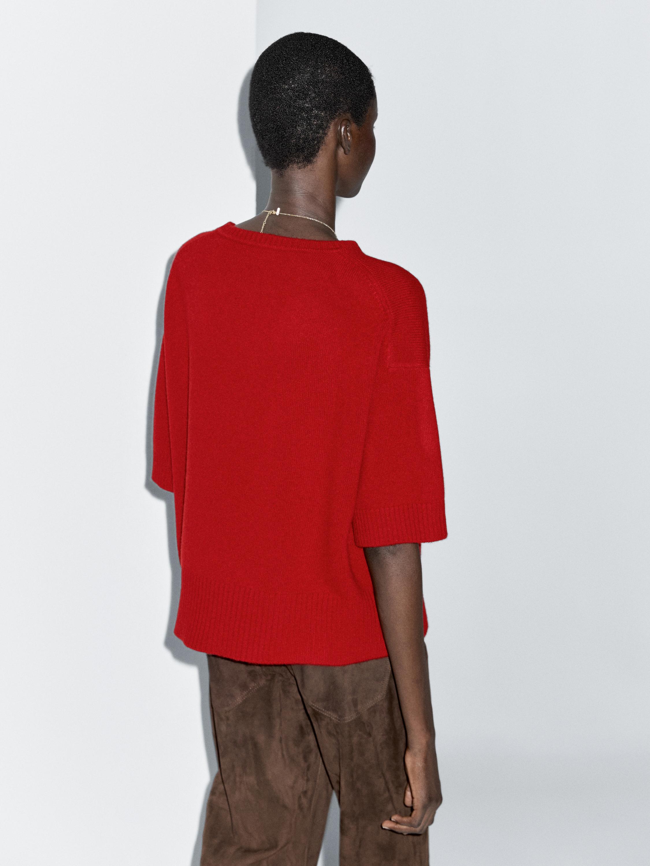 Jersey cuello redondo mezcla lana