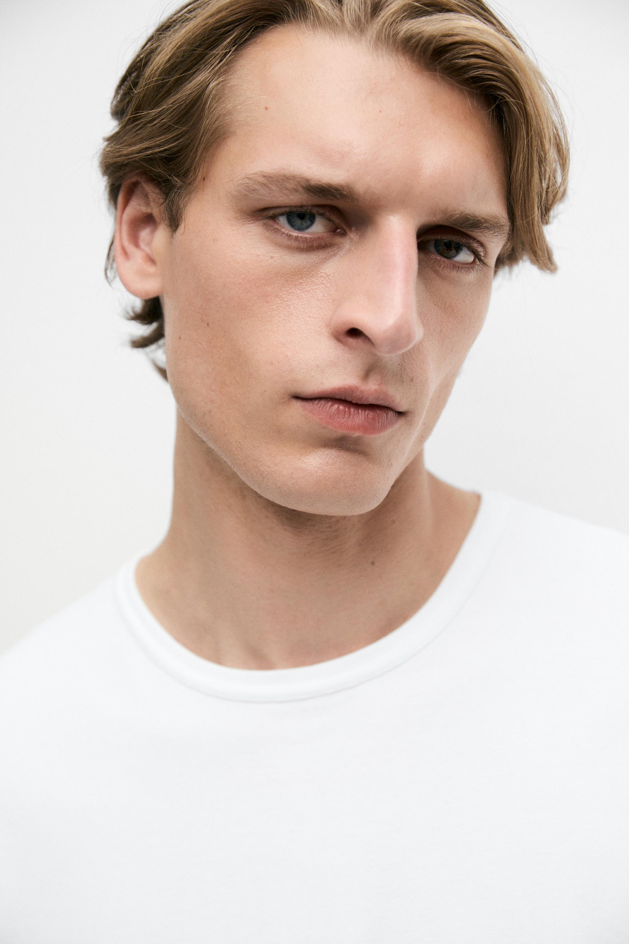 100% Cotton Short-Sleeve T-Shirt — WHITE