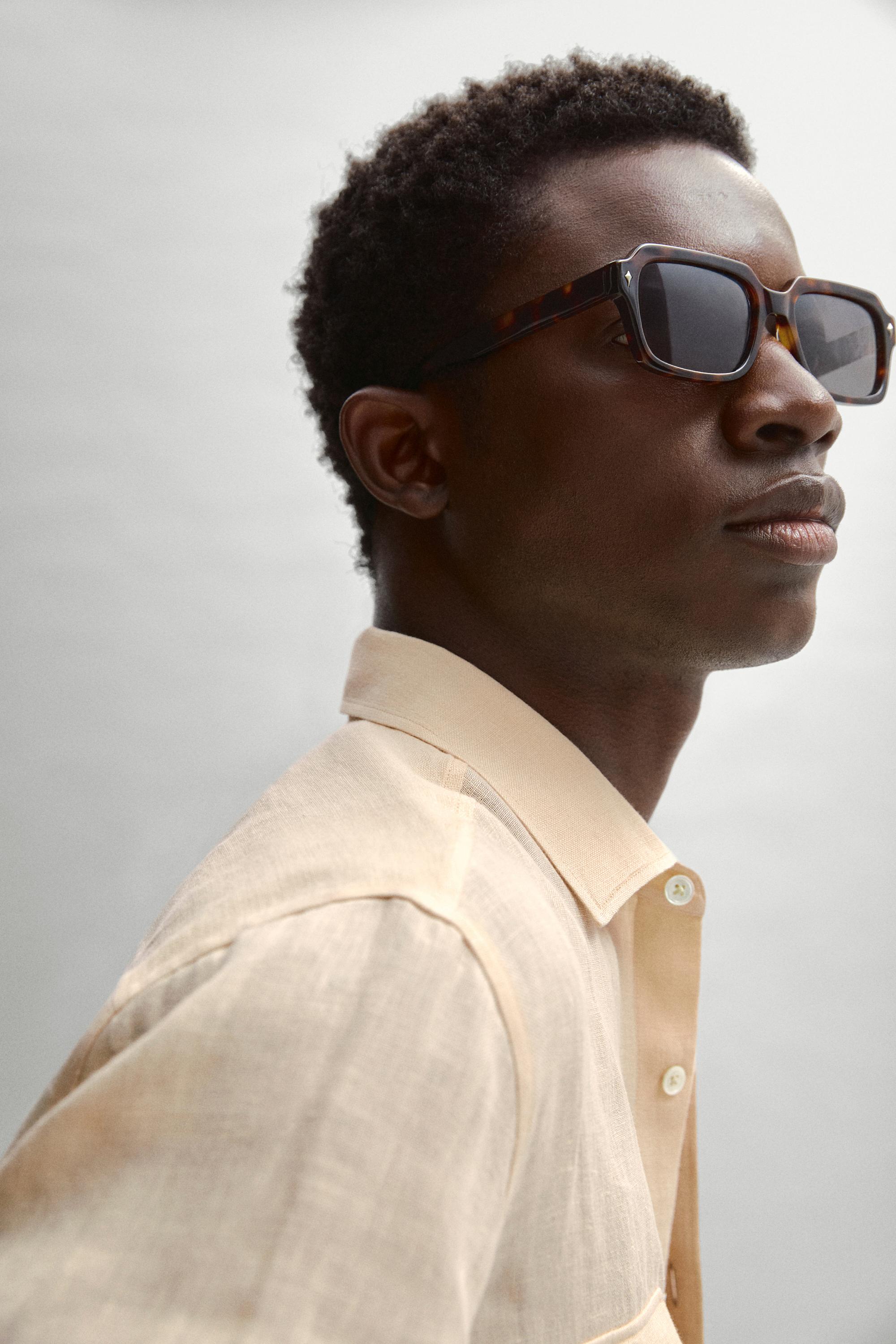 Rechthoekige zonnebril