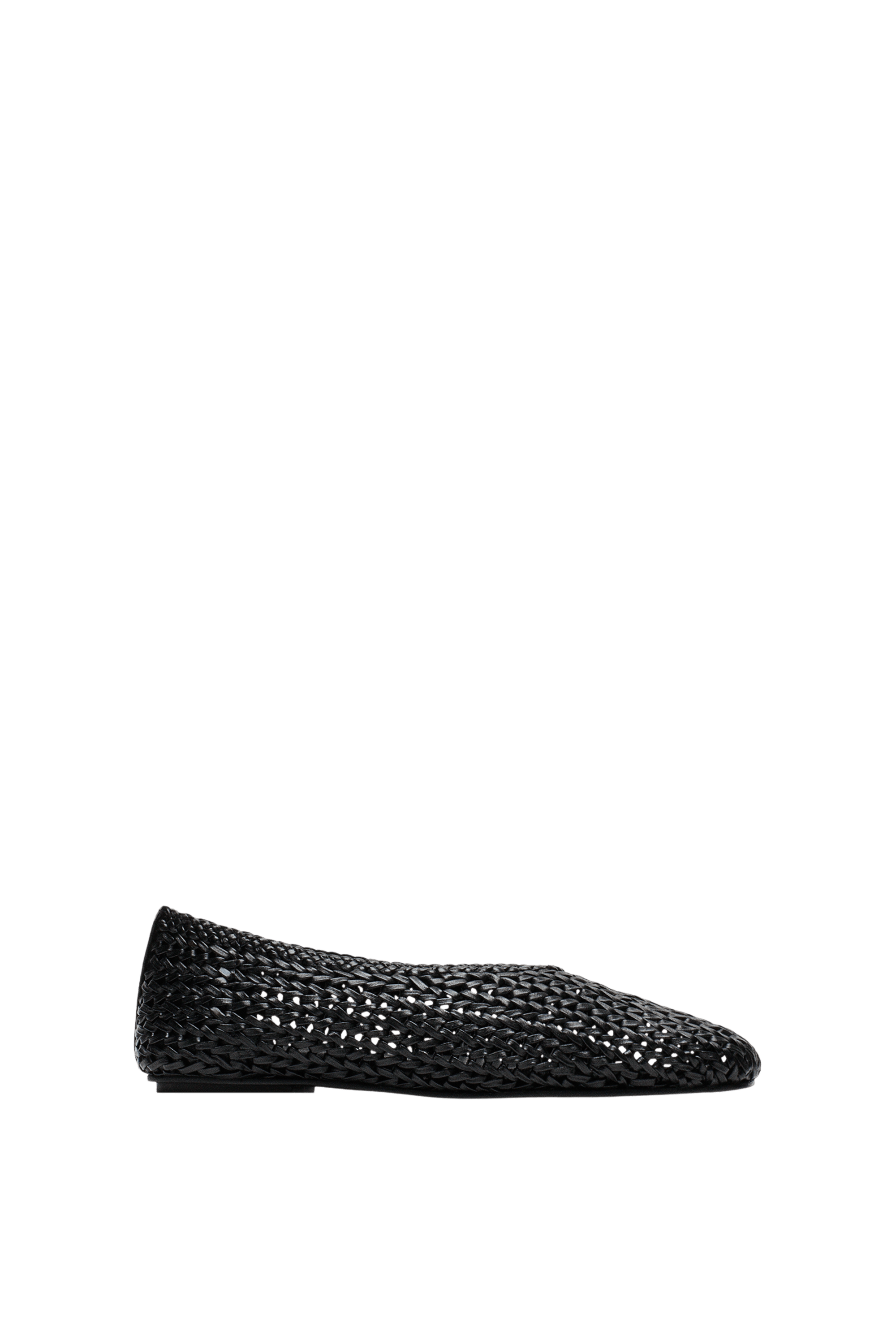 Massimo Dutti Örgü deri babet