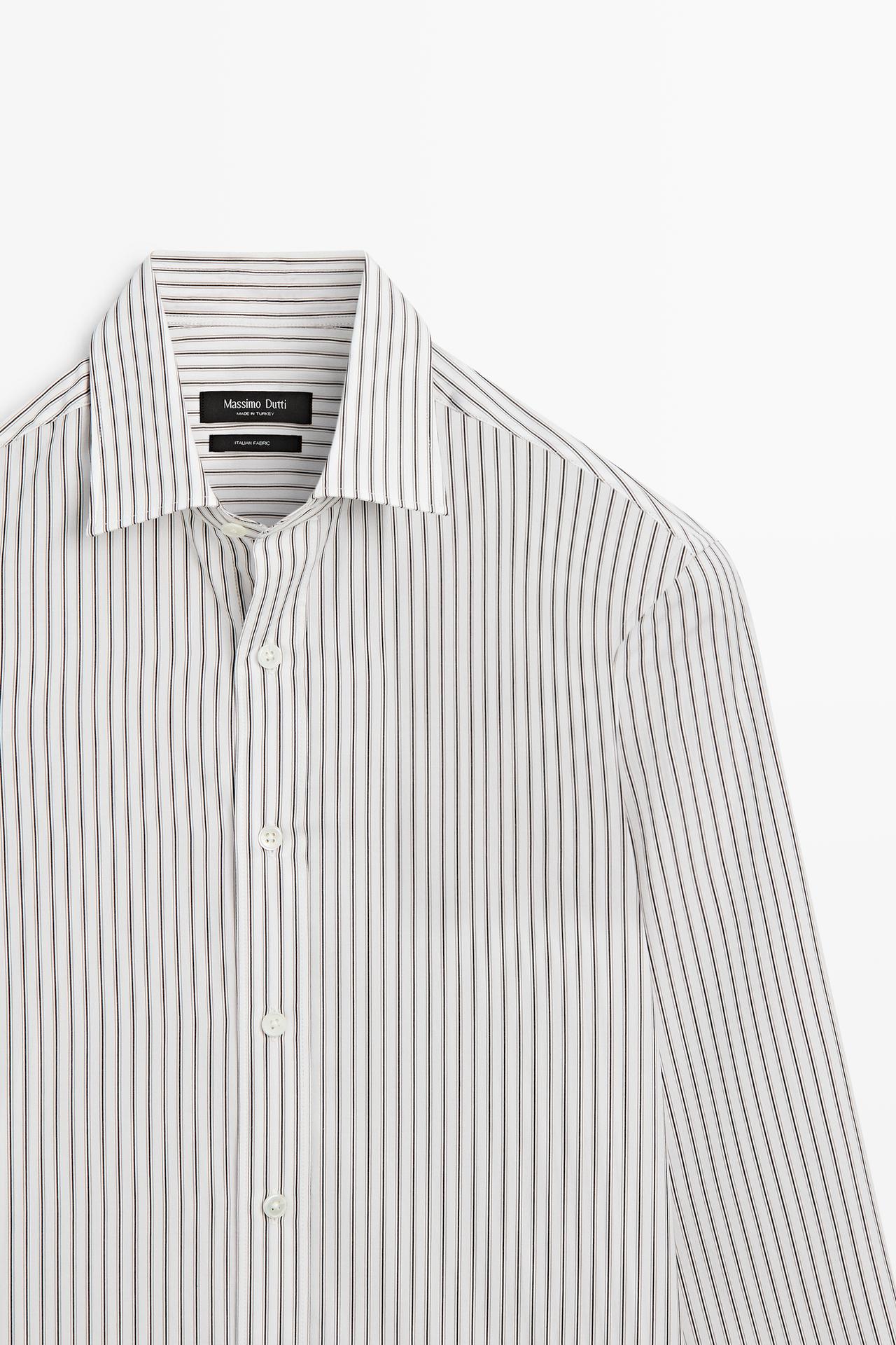100% Cotton Regular Fit Shirt — BROWN