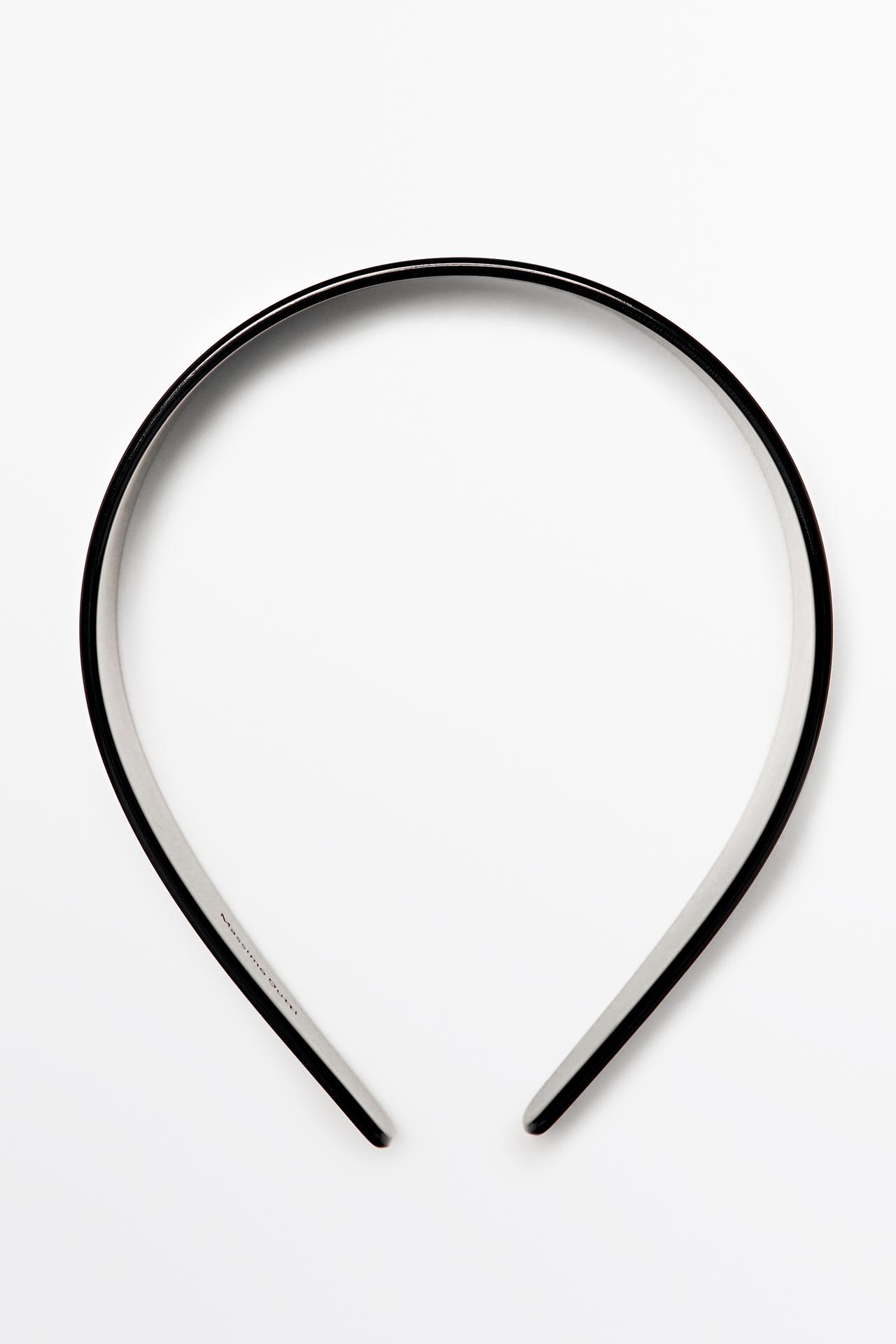 Plain headband — BLACK
