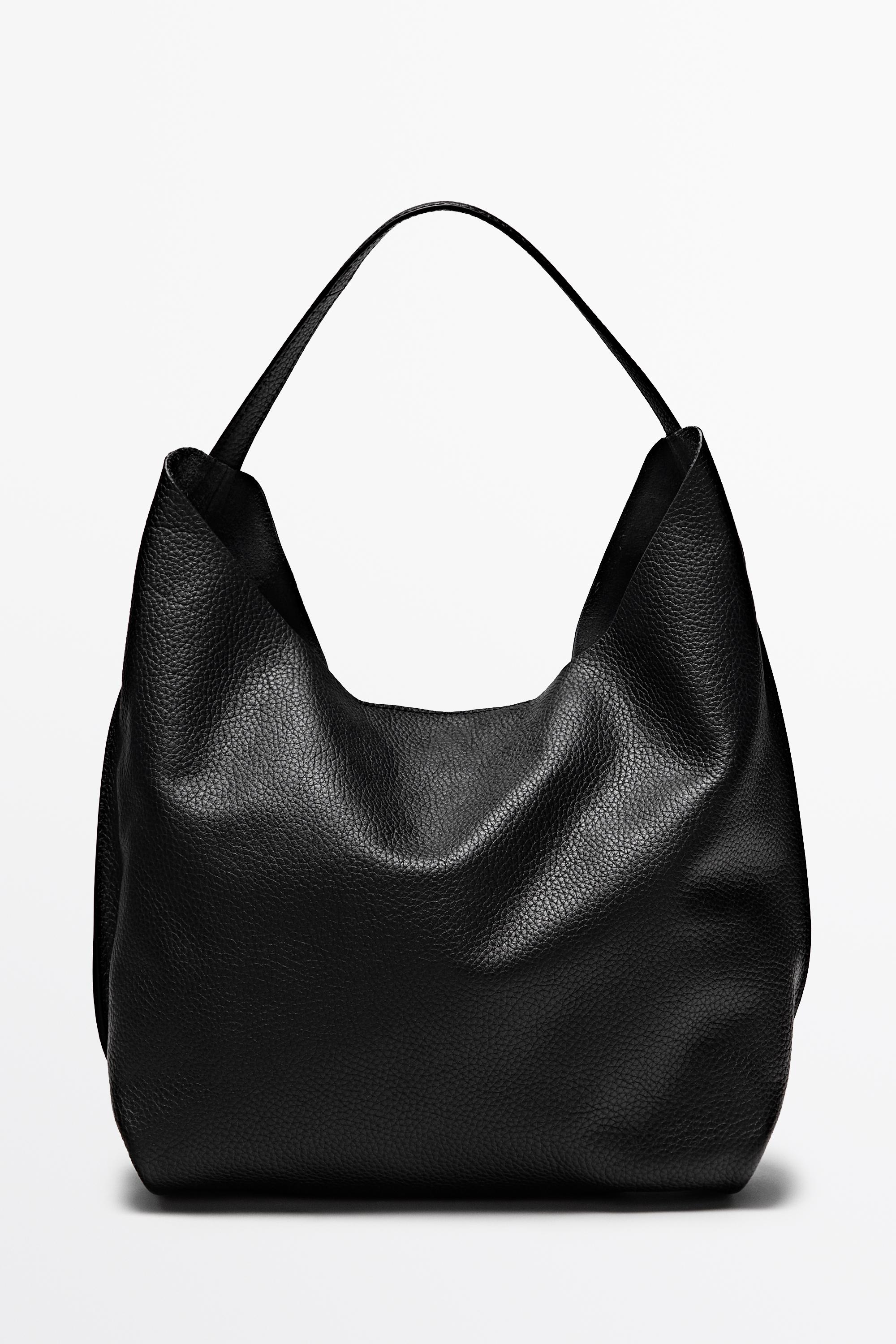 Bolso medium de hombro piel napa