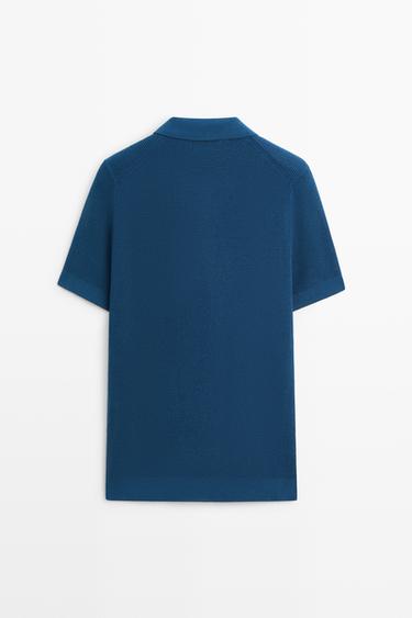 100% cotton short sleeve polo shirt — ELECTRIC BLUE 6