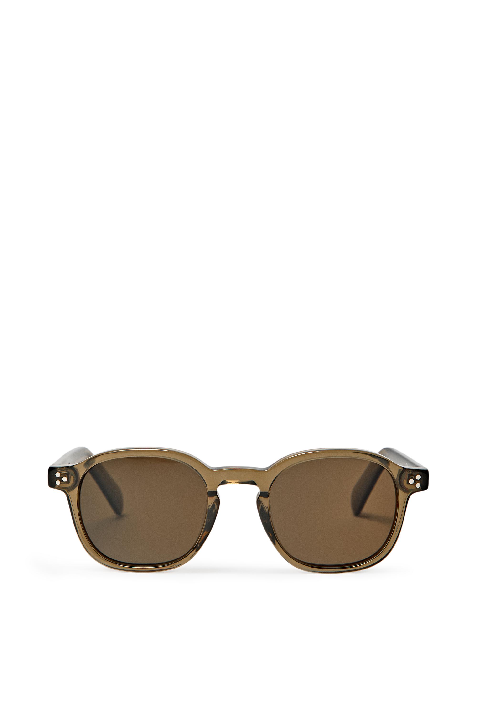 Round sunglasses — MOLE BROWN