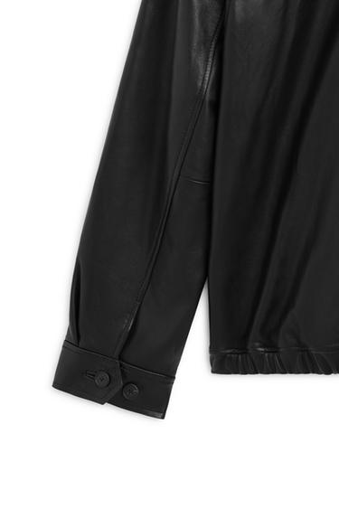 Nappa leather jacket with pocket detail - LIMITED EDITION — BLACK 8