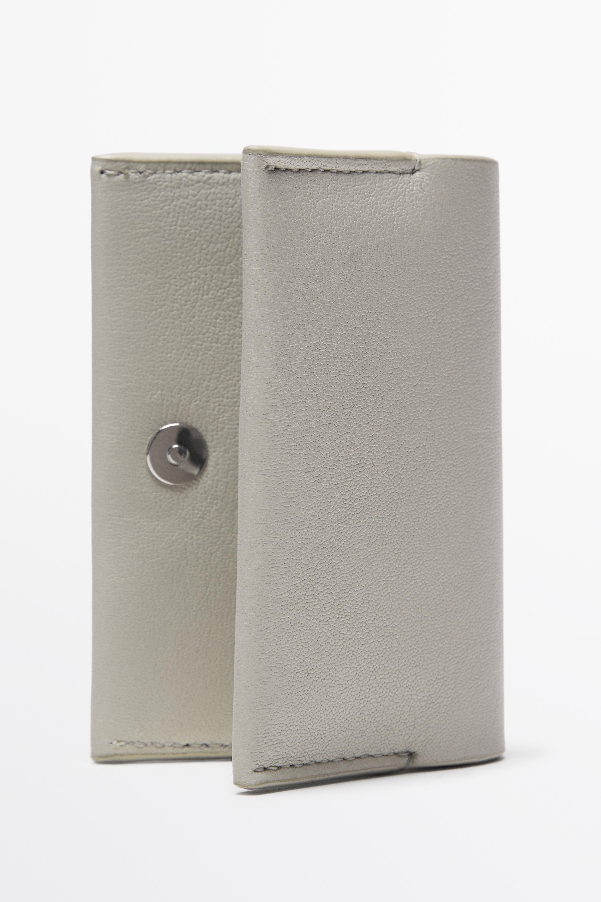 Nappa leather wallet — Gold