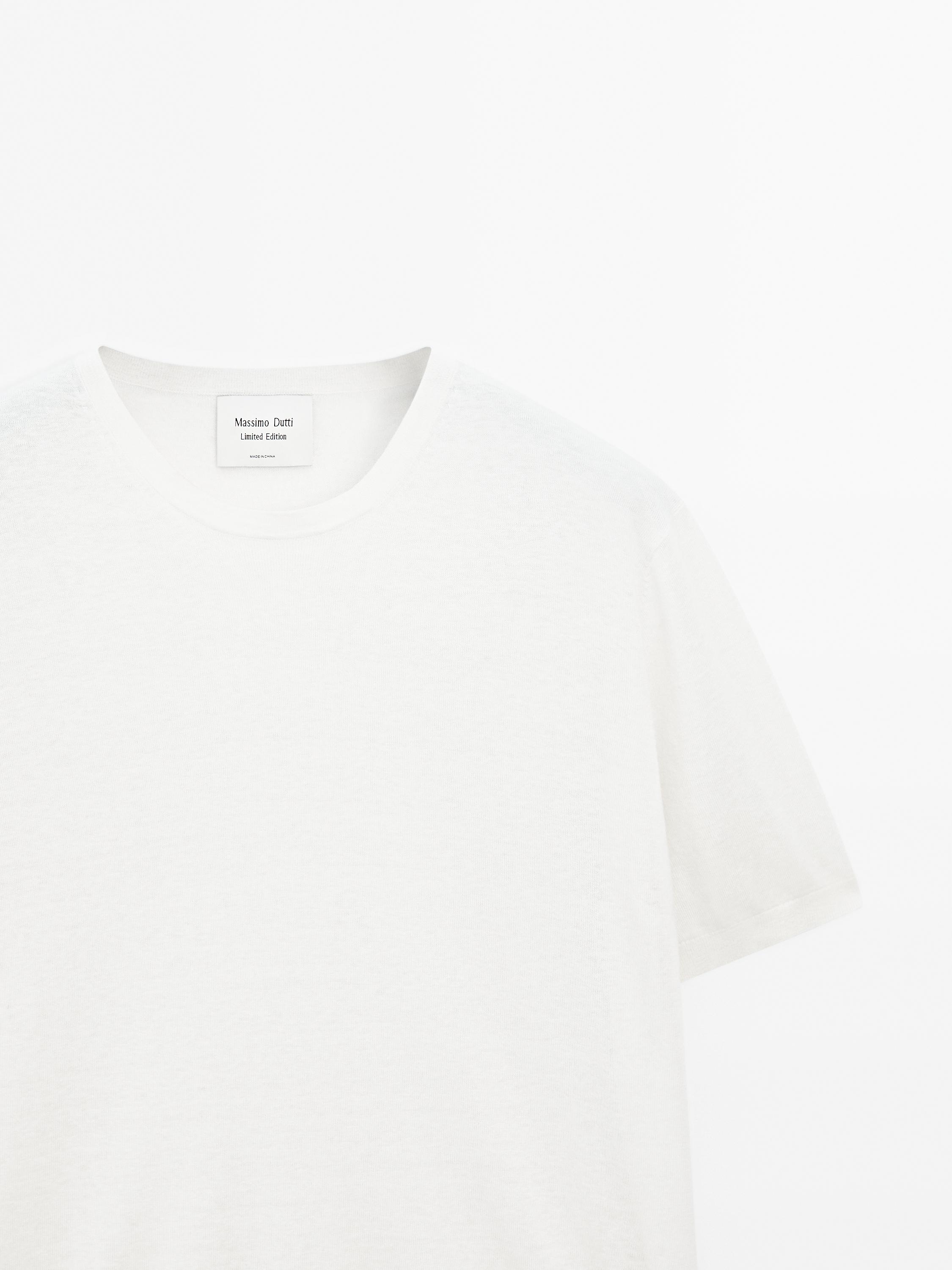 Silk blend knit T-shirt - Limited Edition