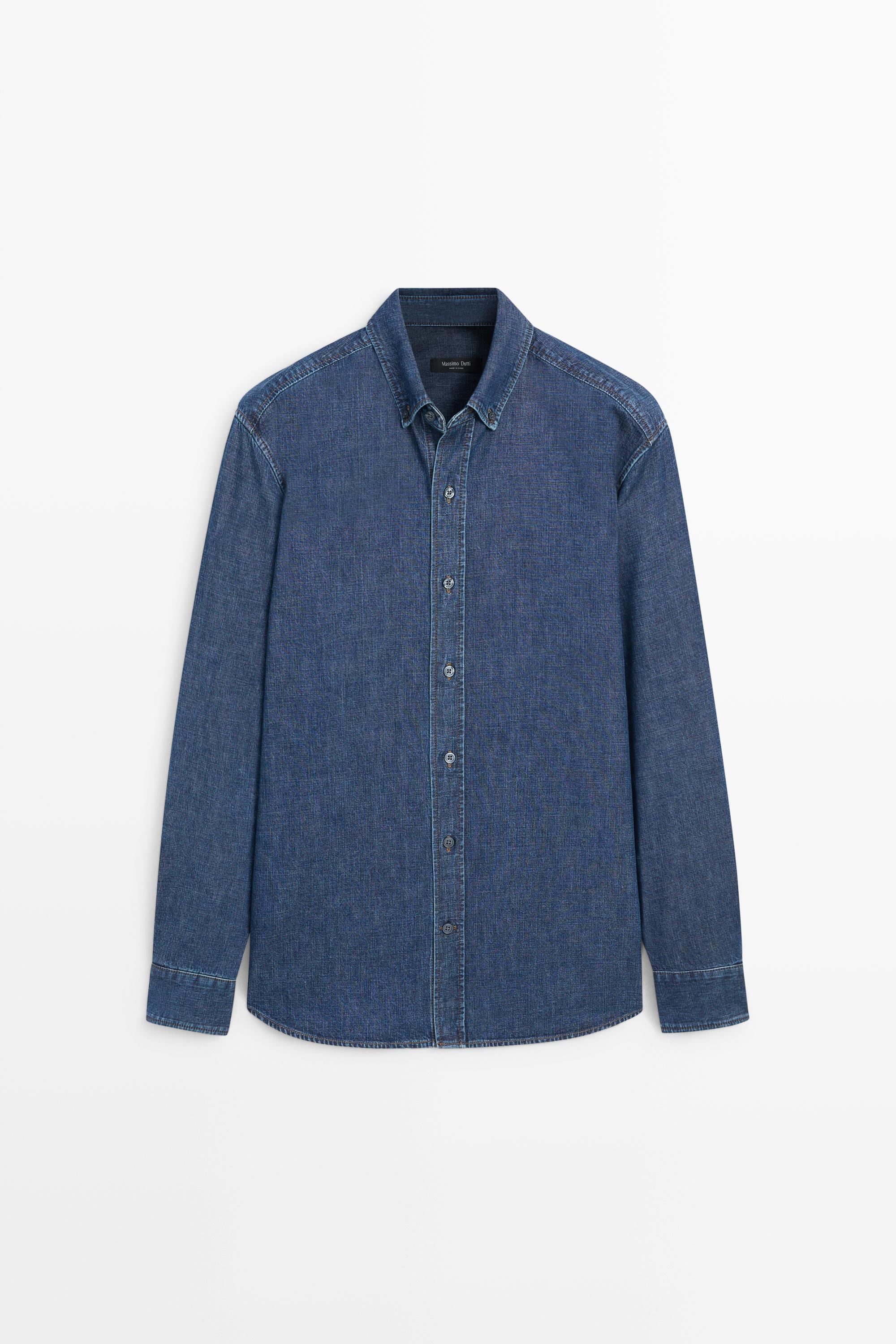 100% Cotton Regular Fit Denim Shirt