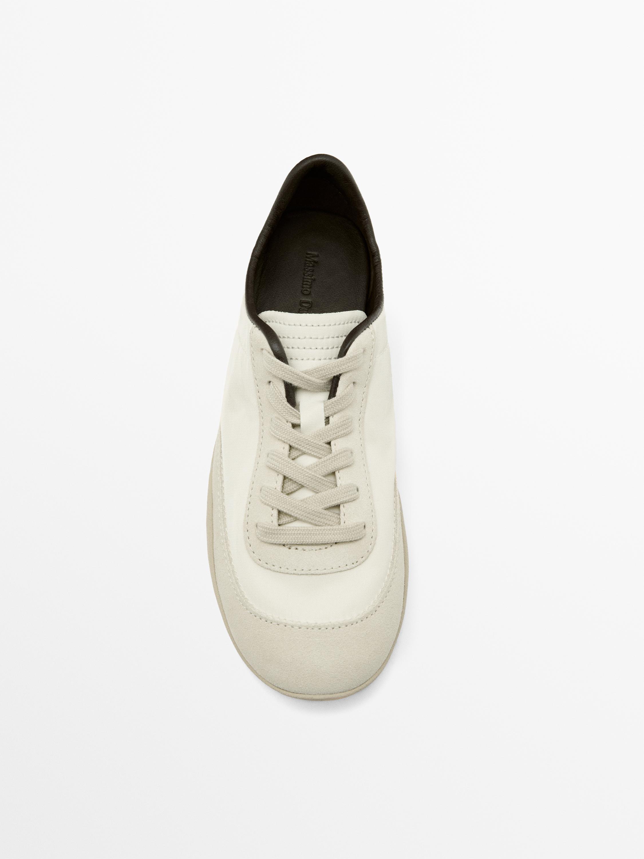 Contrast trainers — Multicolored
