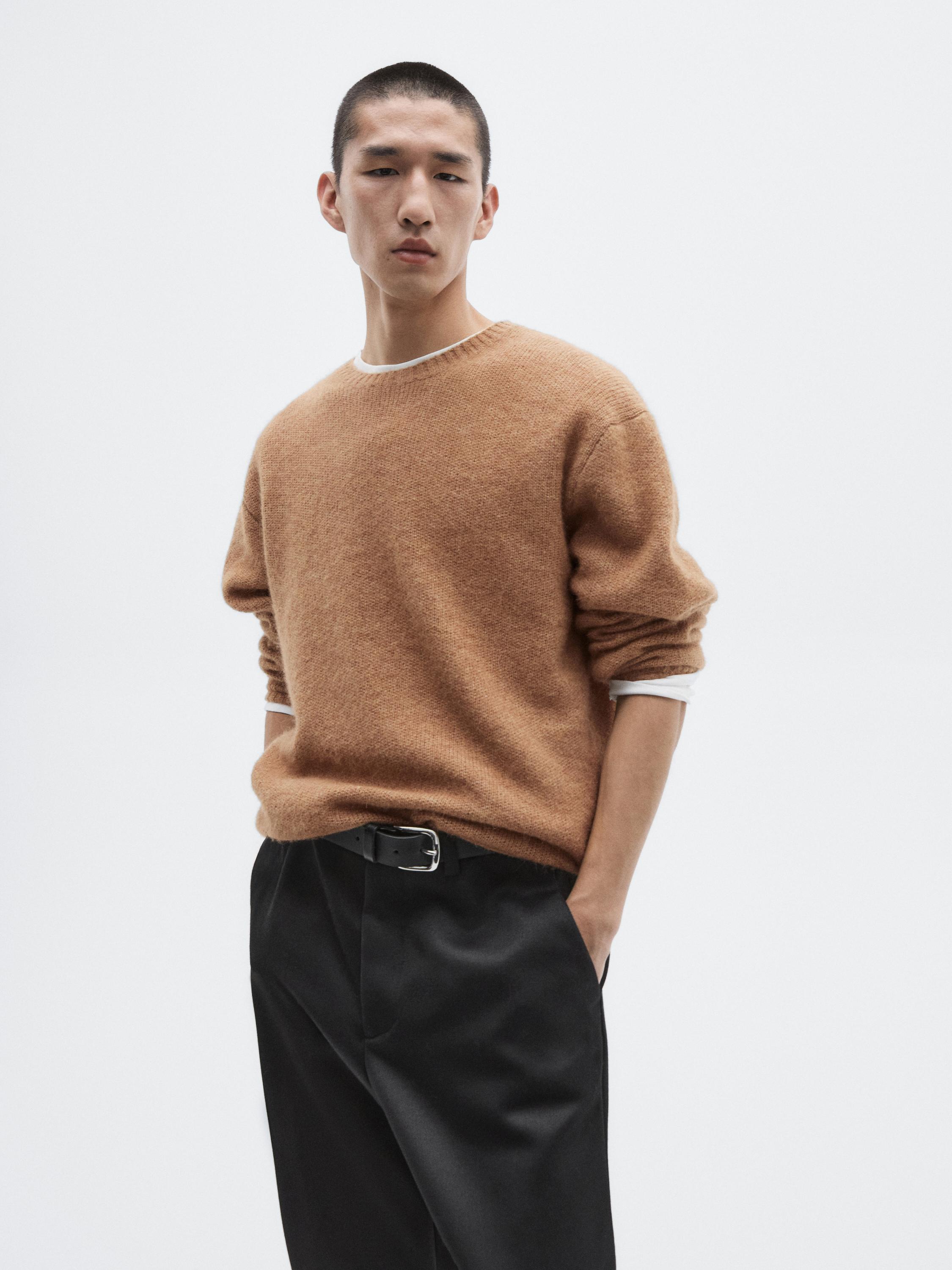 Knit alpaca blend sweater - LIMITED