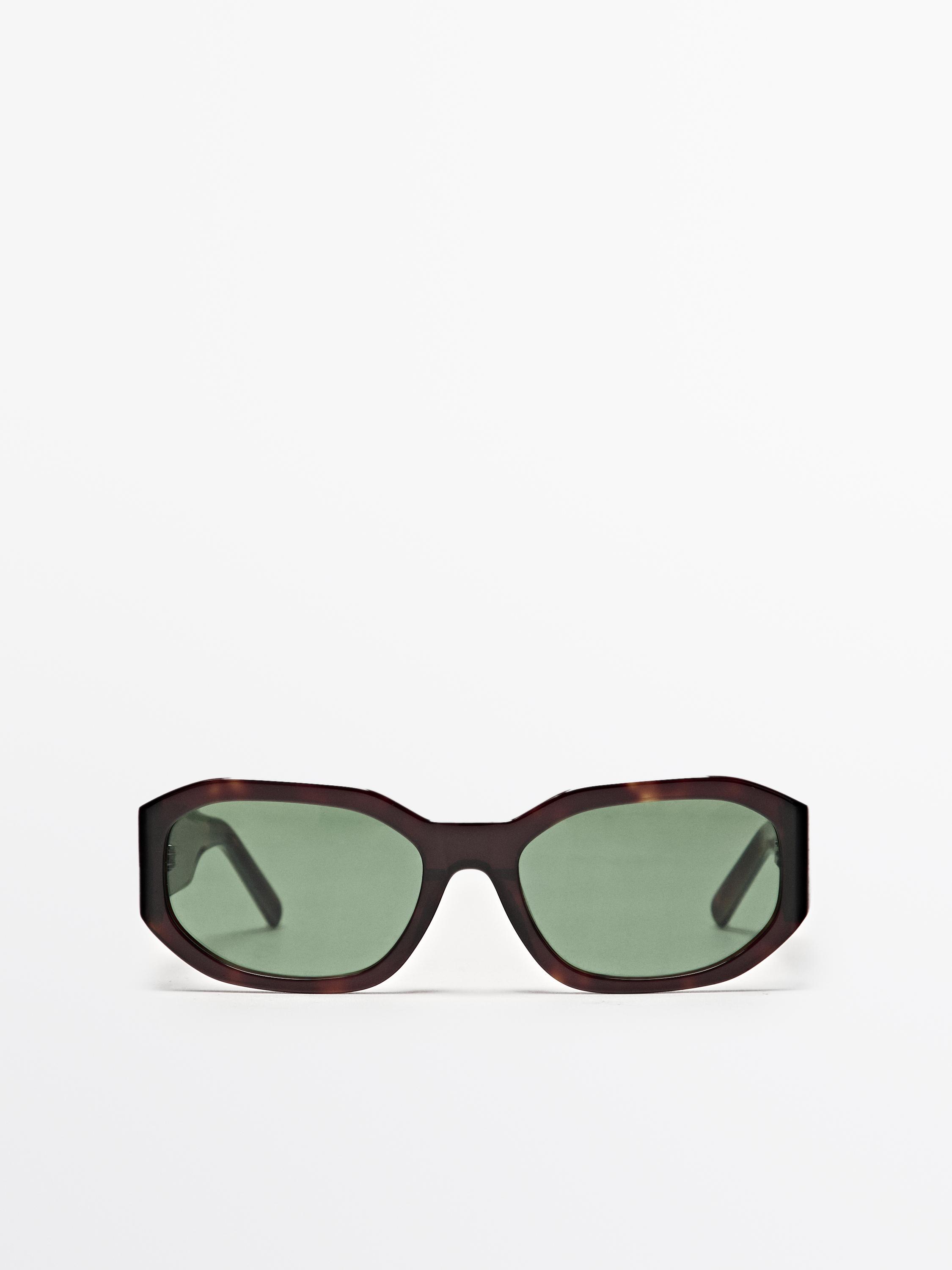 Small elongated sunglasses