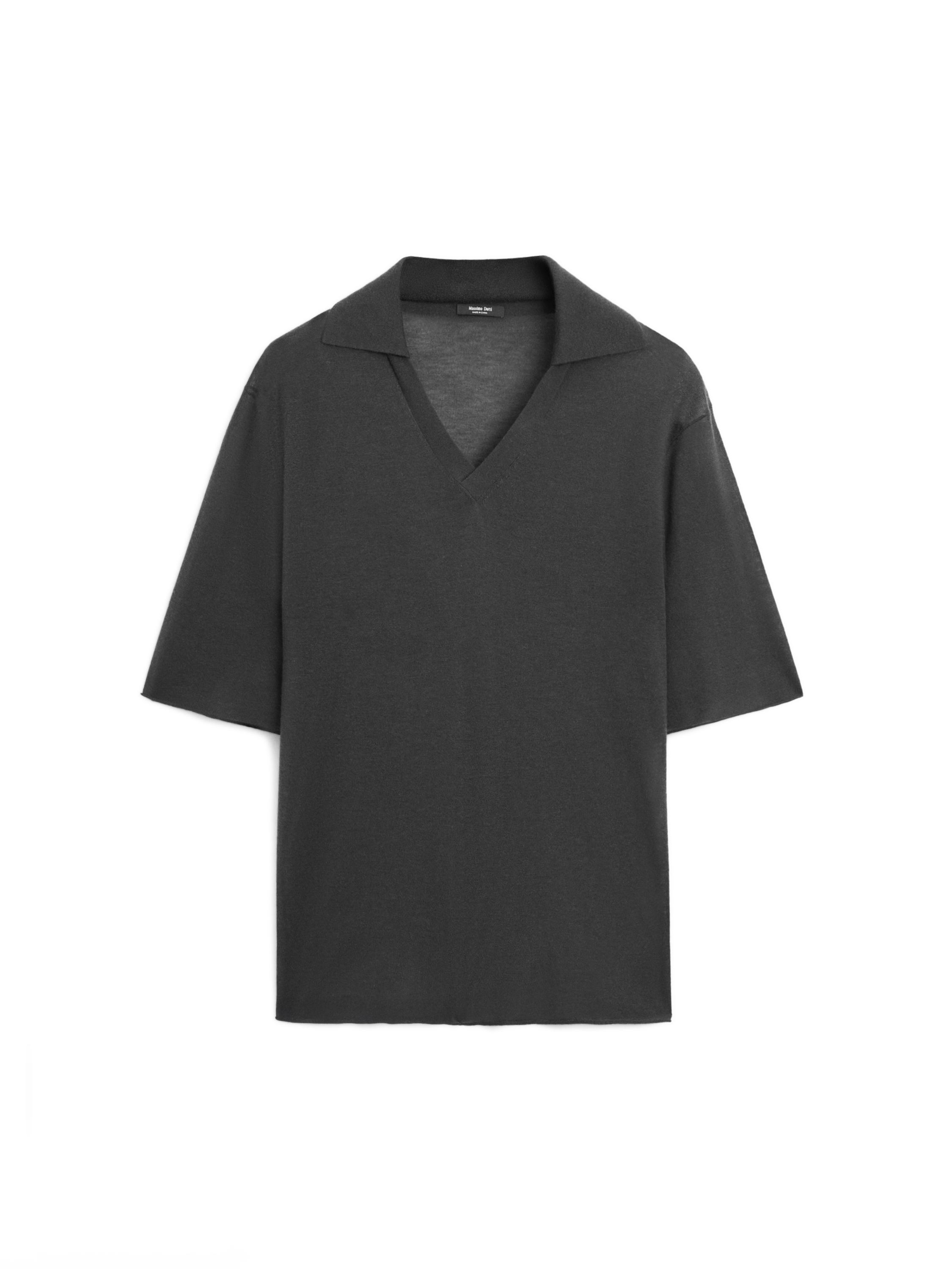 Oversize silk and wool blend knit sweater — LEAD