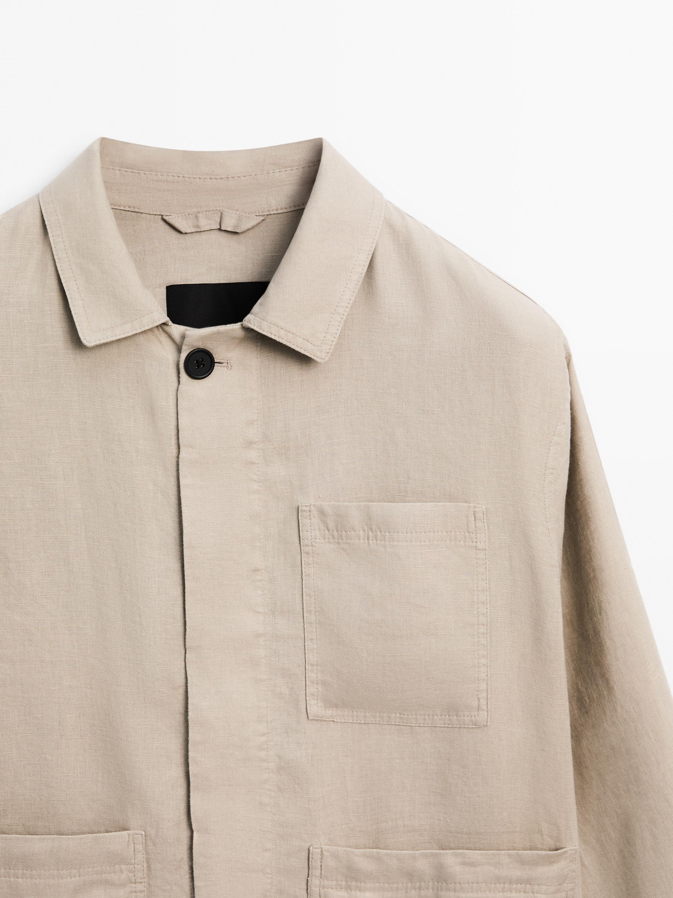 100% linen lightweight jacket