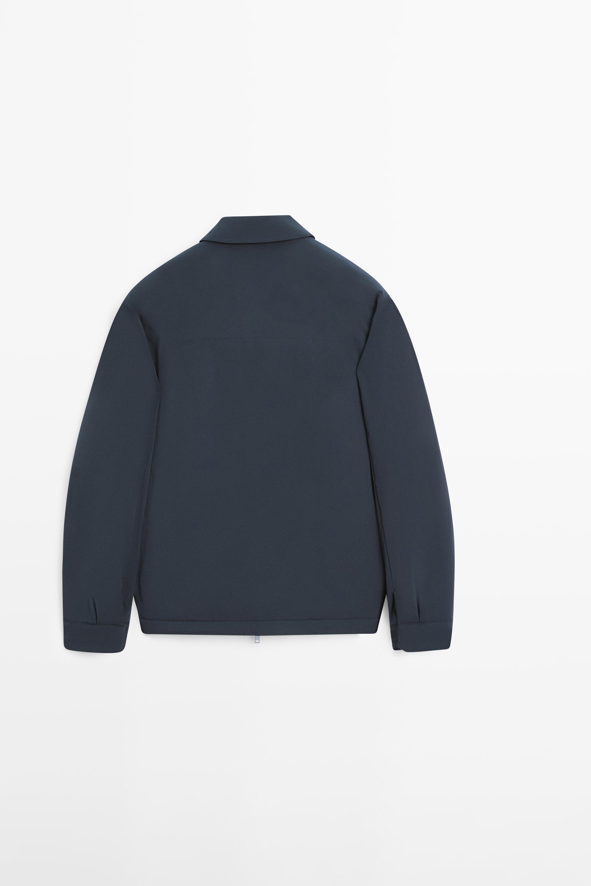 Short jacket with pocket details — NAVY BLUE