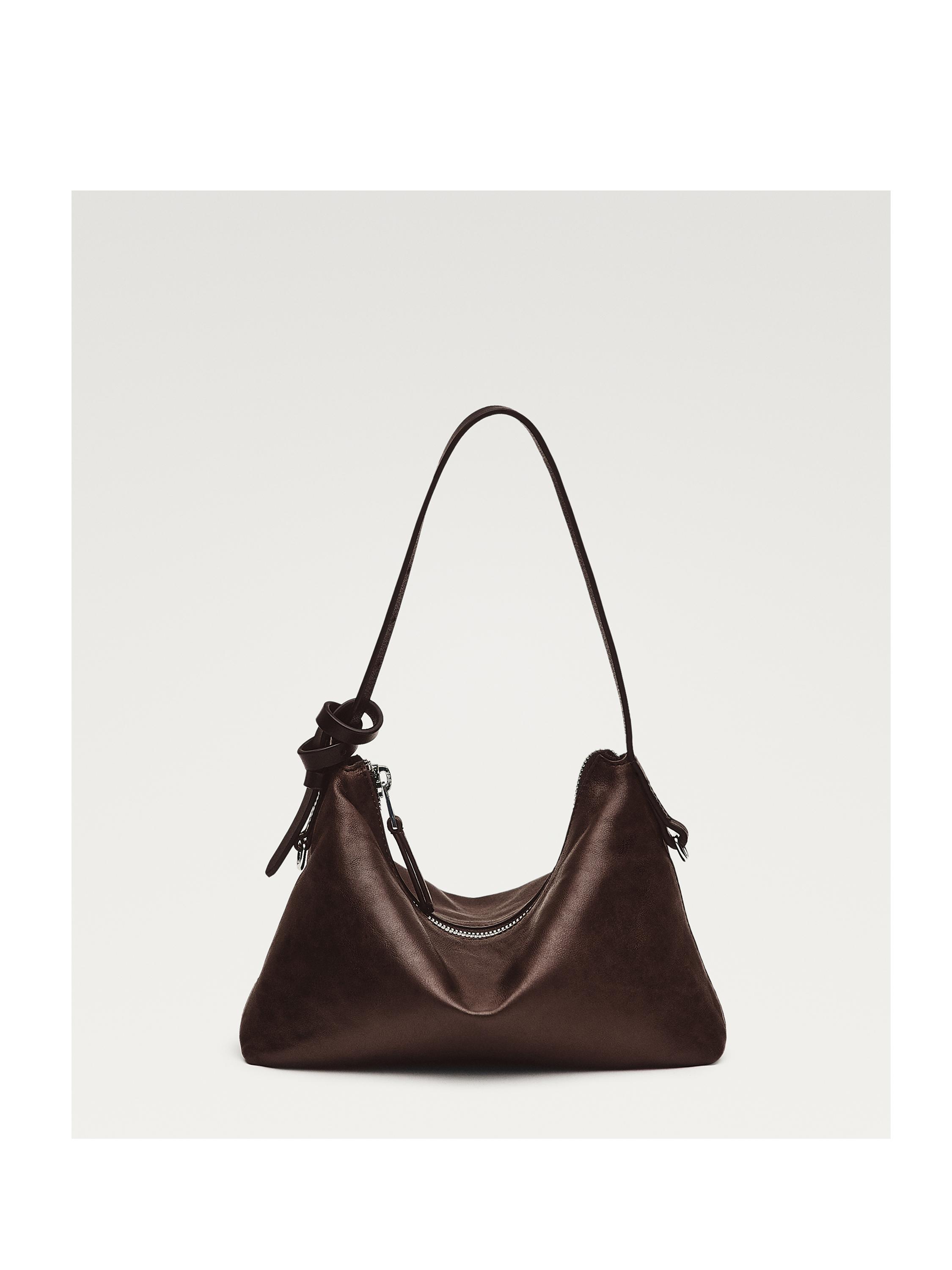 Nappa charmdan kichik oʻlchamli sumka