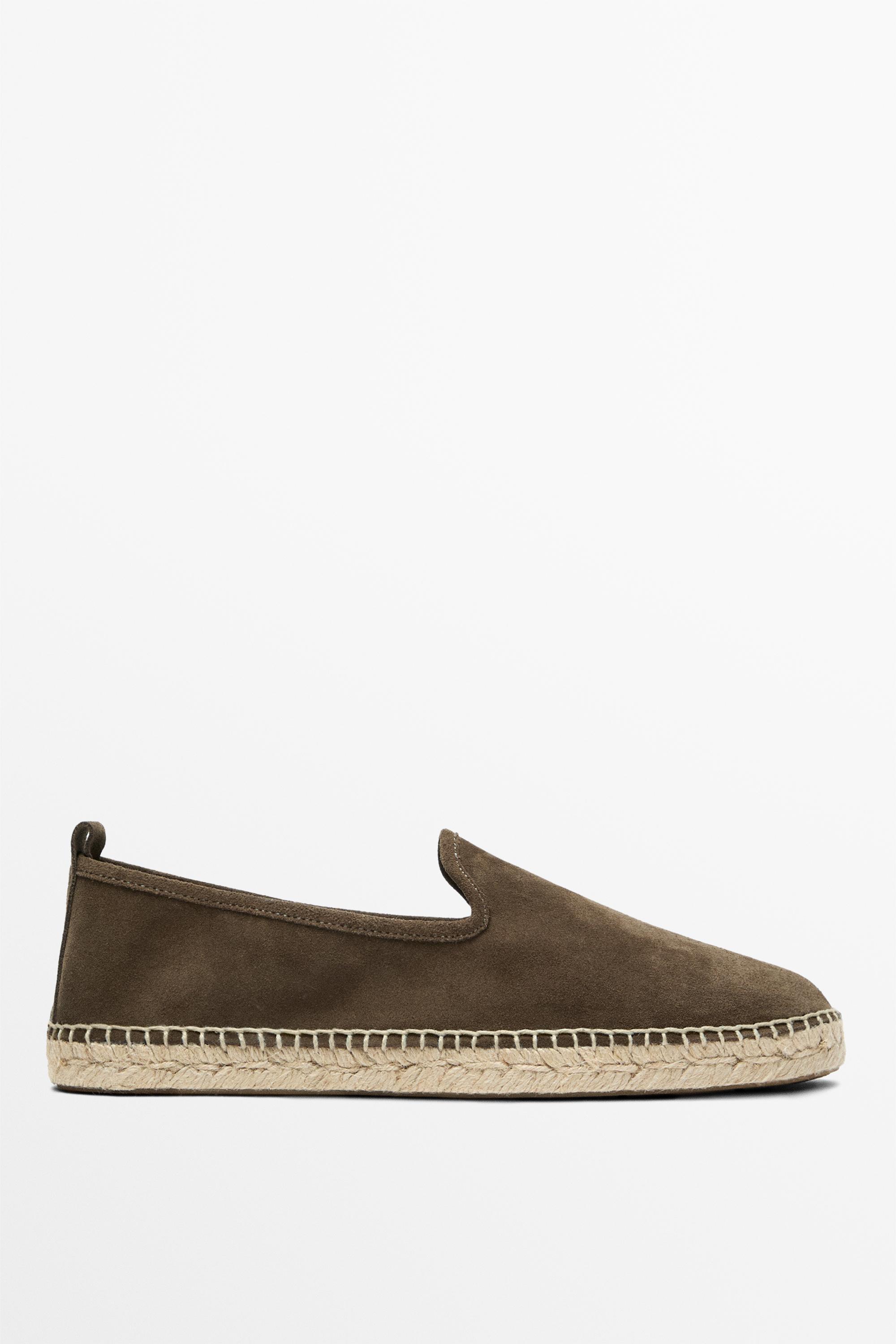 Leather espadrilles — MINK