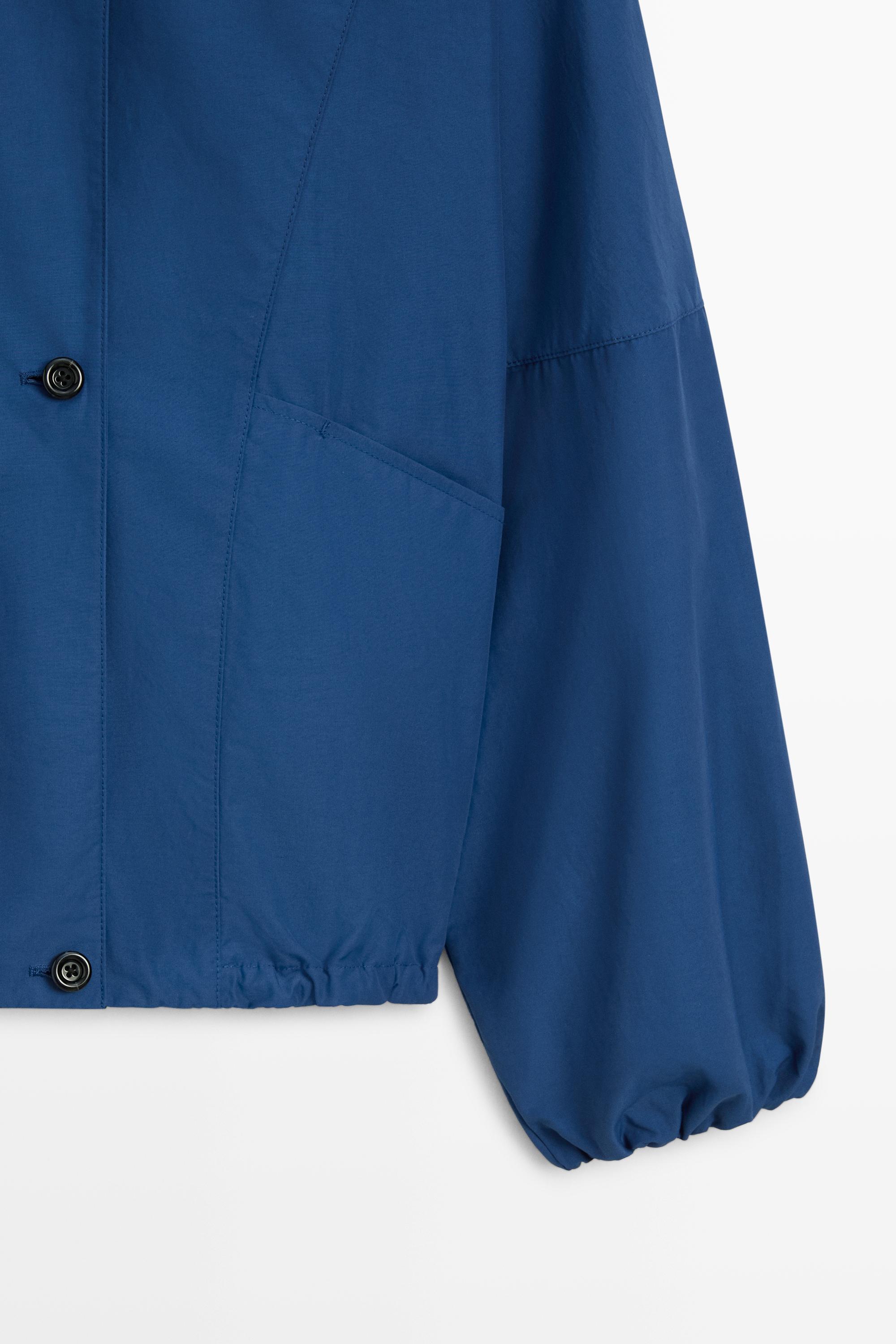 Technical puff bomber jacket — BLUE