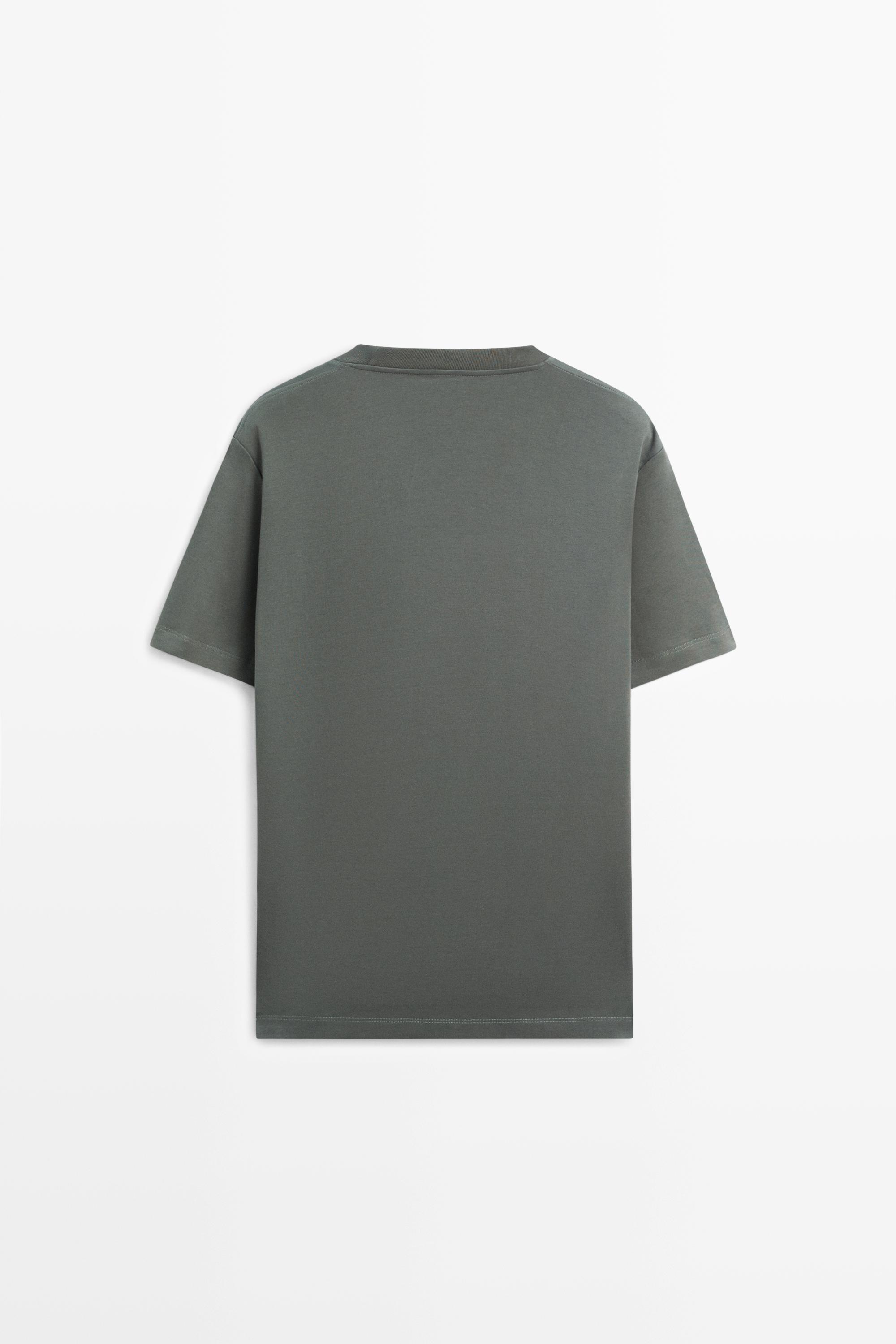 100% cotton short sleeve T-shirt — GREEN