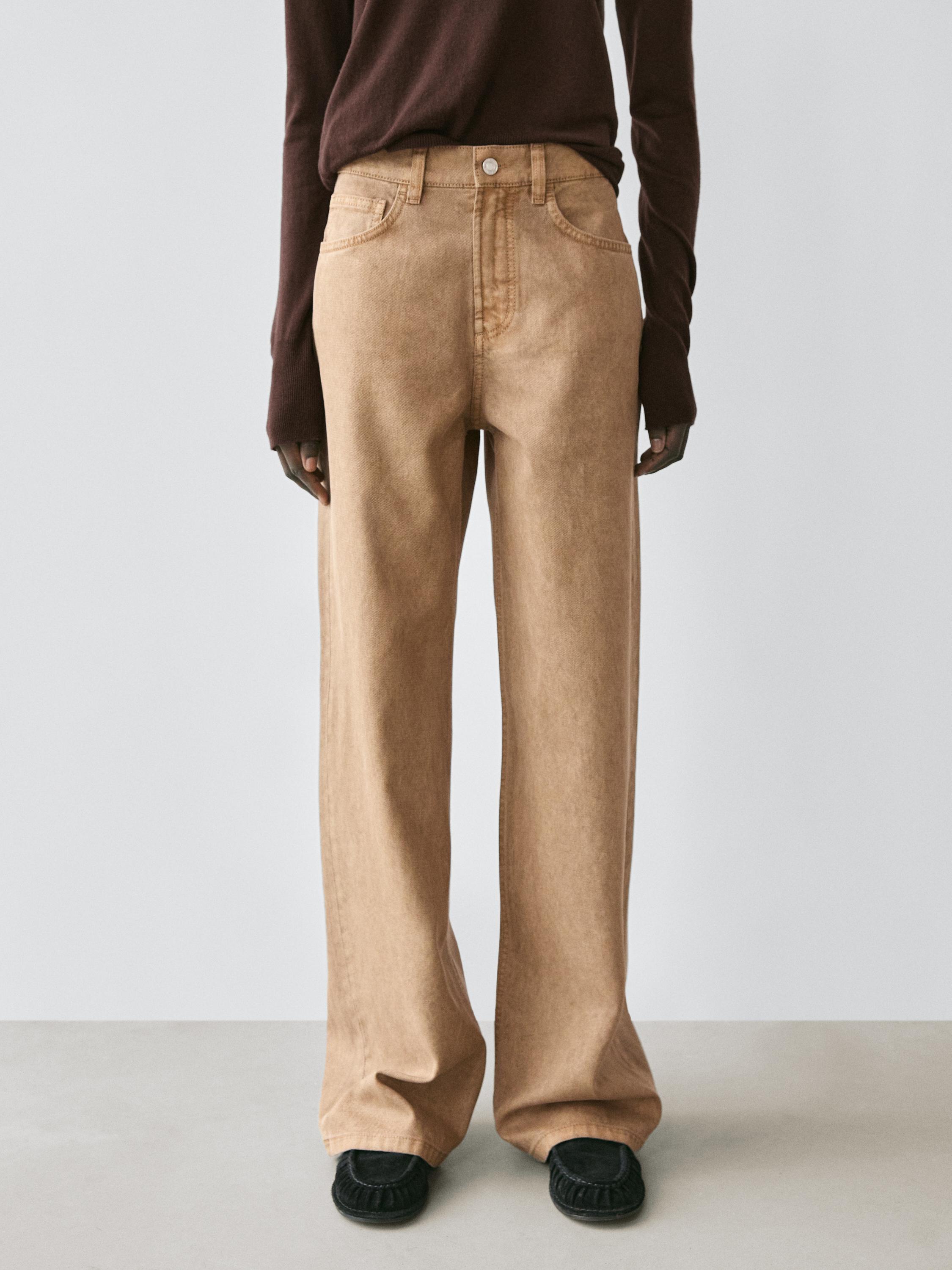 Jeans mit weitem Bein