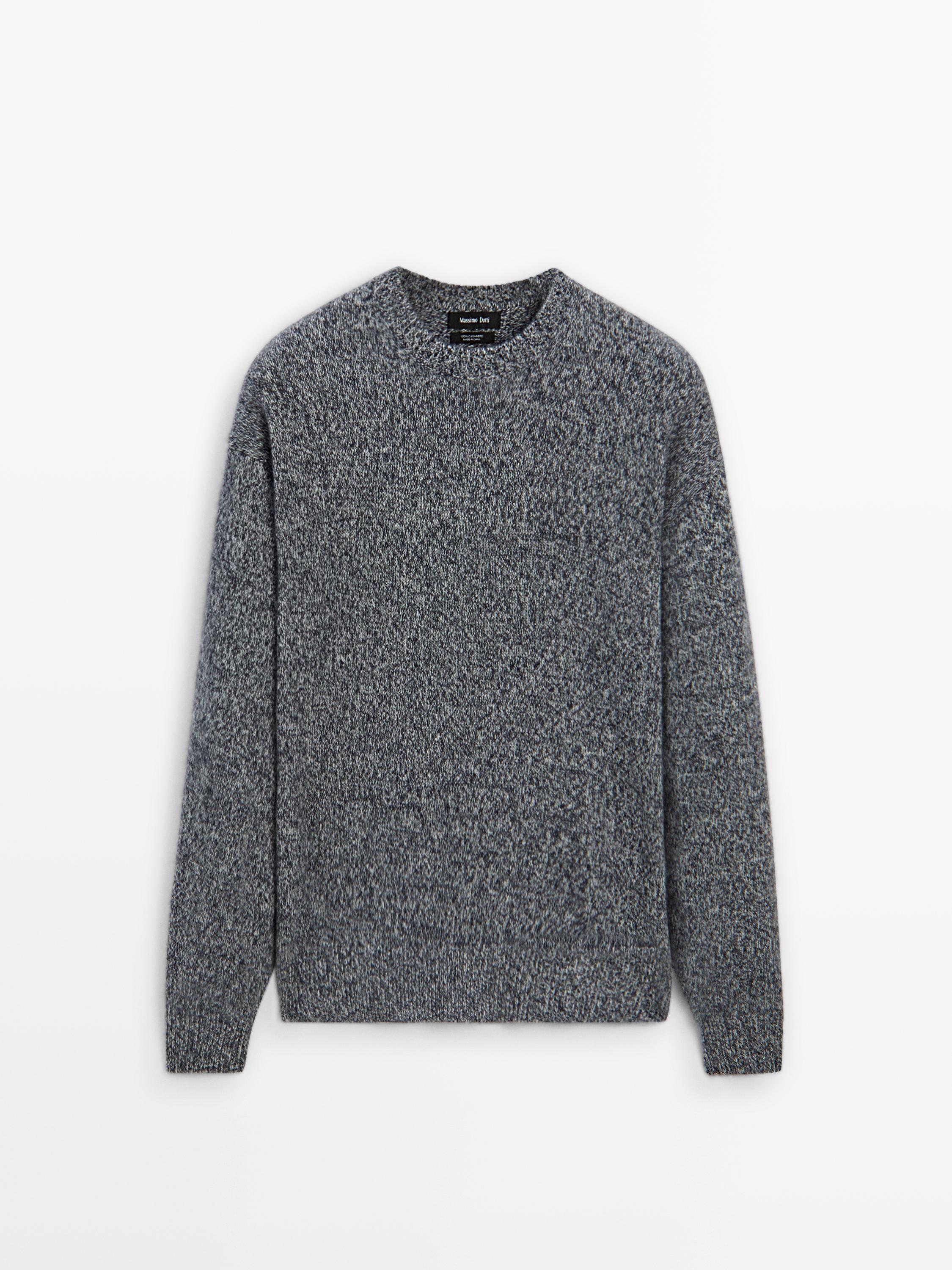 Pullover aus 100 % Kaschmir mit Rundausschnitt
